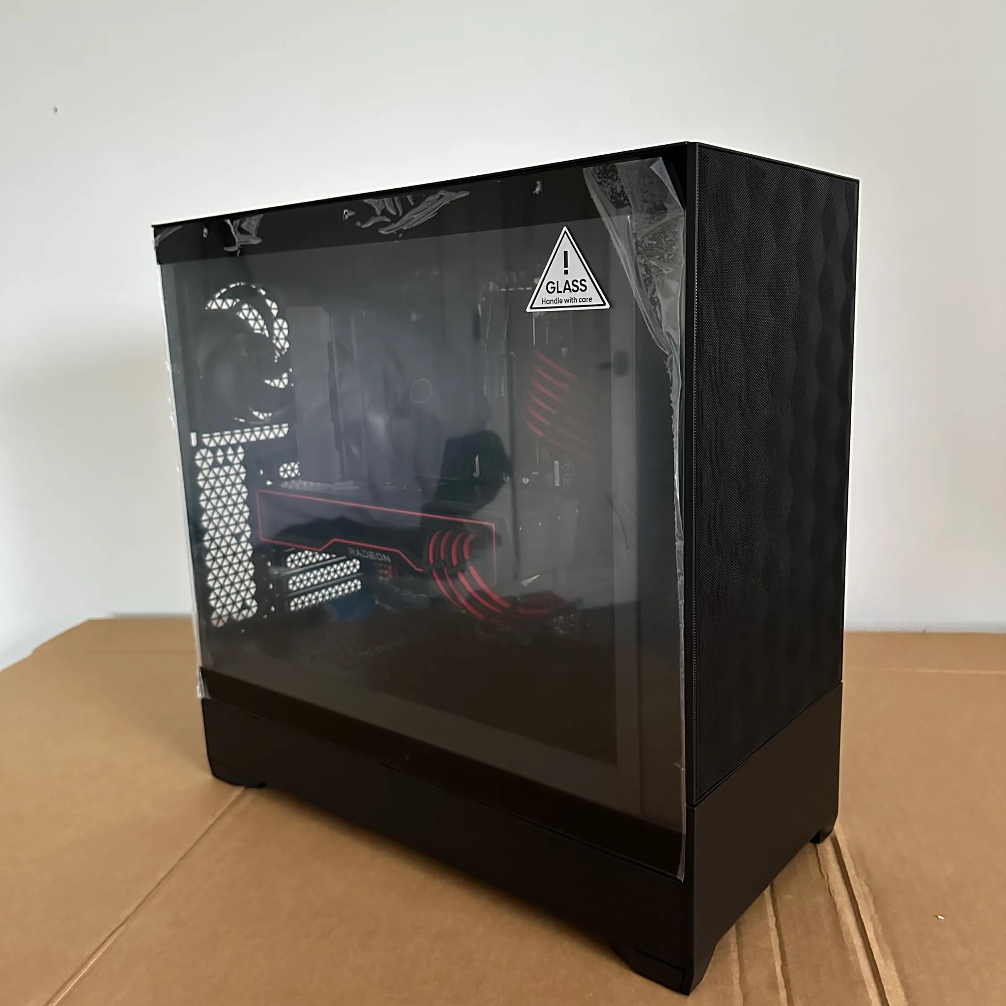 AMD Ryzen 5 5800X + 6800XT + 32GB RAM + 1TB SSD - BLACK AND RED