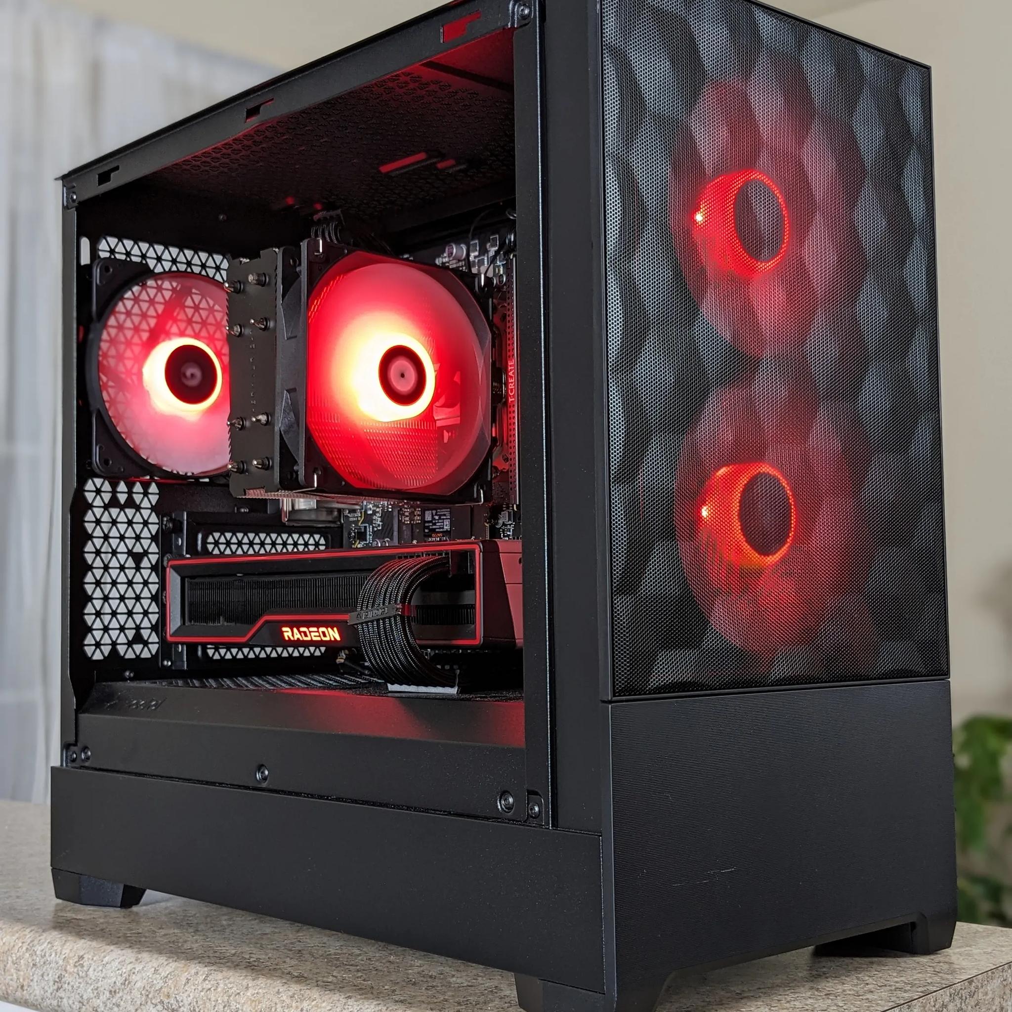 High End Ryzen Gaming PC - Ryzen 5 7500F - RX 6800 XT