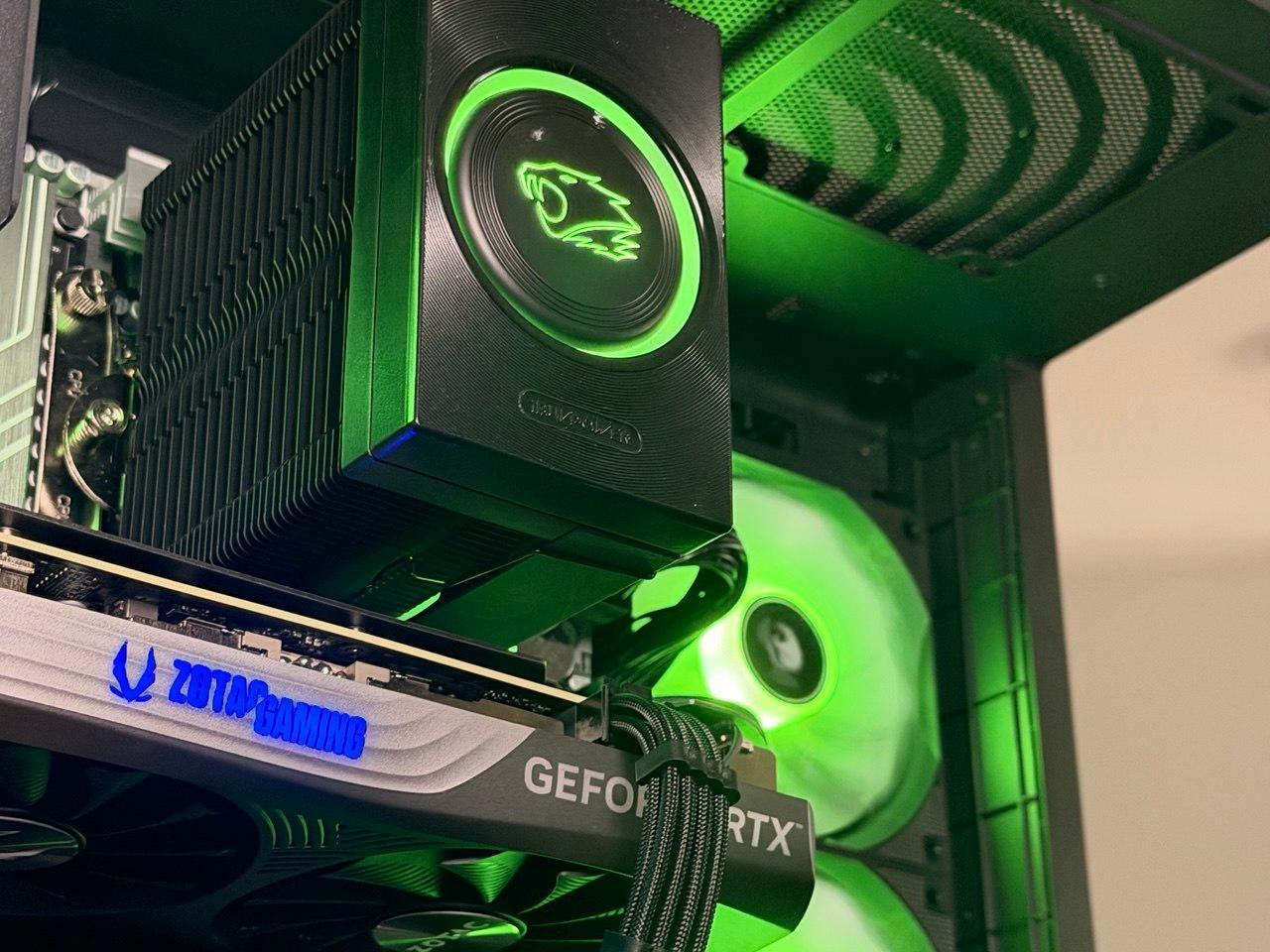 FREE SHIP 🖤🌈 Black RGB Gaming PC | RTX 4070 W/ WARRANTY | Core 5 225F | 1TB NVME SSD | 16 GB DDR5