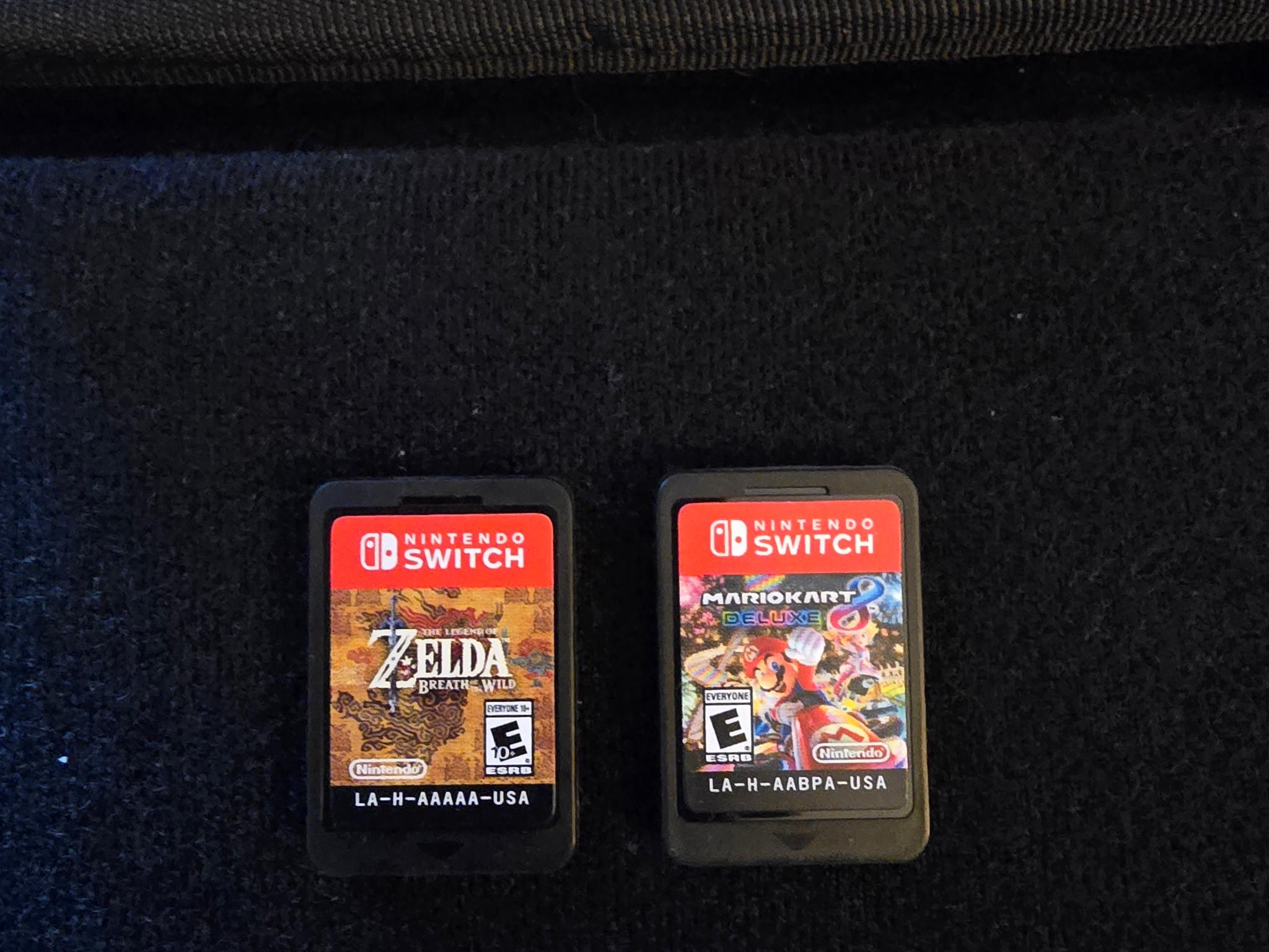 Nintendo Switch OLED 64GB + 256GB SD Card - Pro Controller + Custom Joy Cons + 2 Games + Case