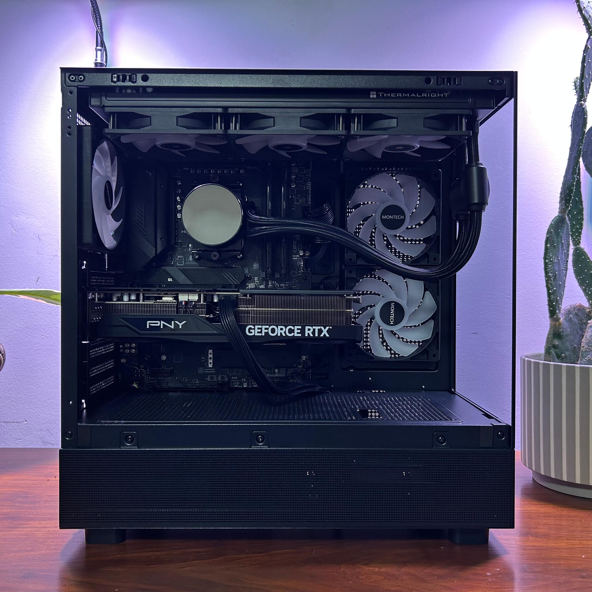 RTX 5070TI | Ryzen 7 7700X | 32GB DDR5 | 2TB SSD | 850W PSU | 360mm AIO | Montech XR