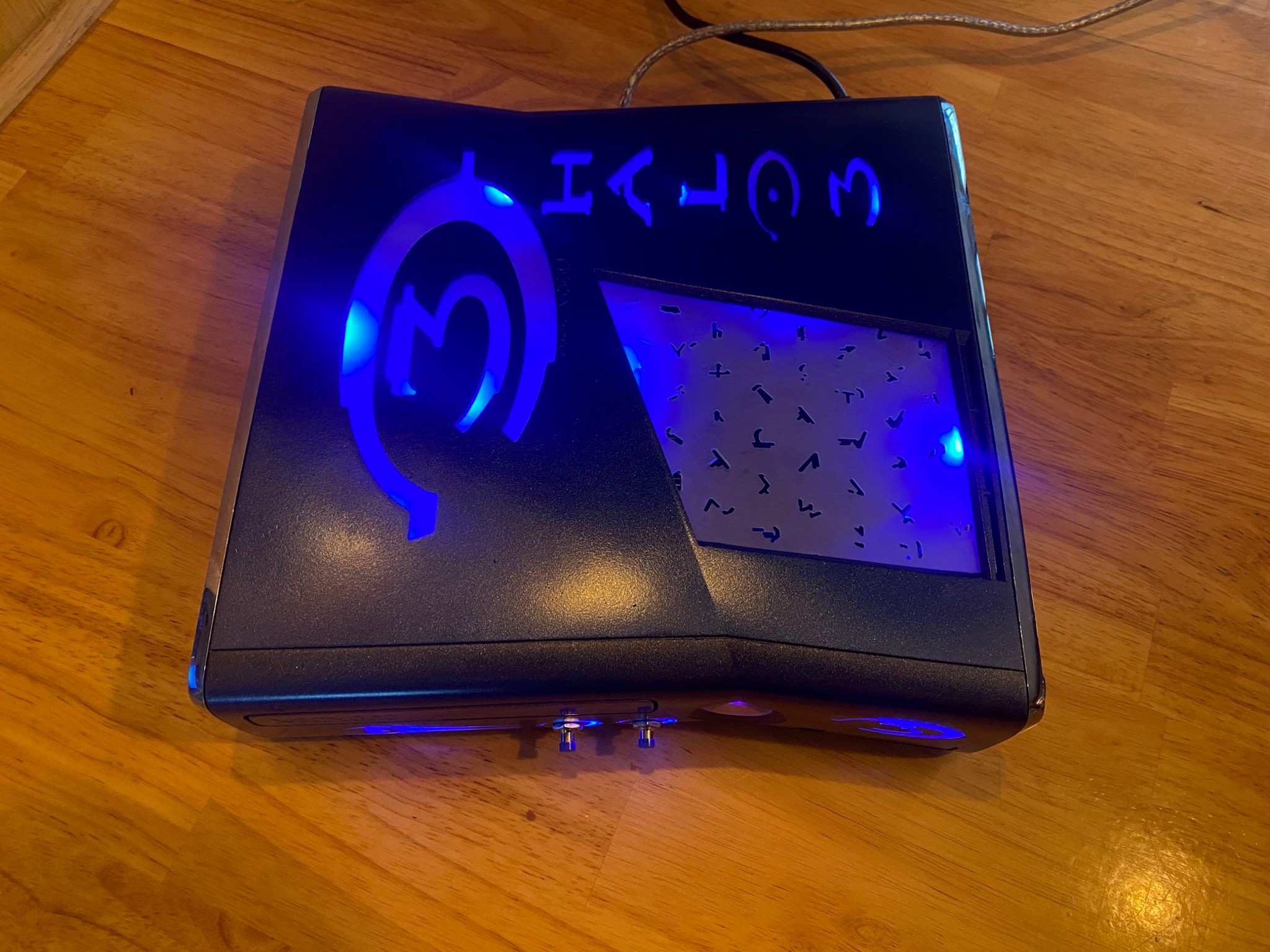RGH3 Xbox 360 Slim - CASE MODS - Halo 3 Themed
