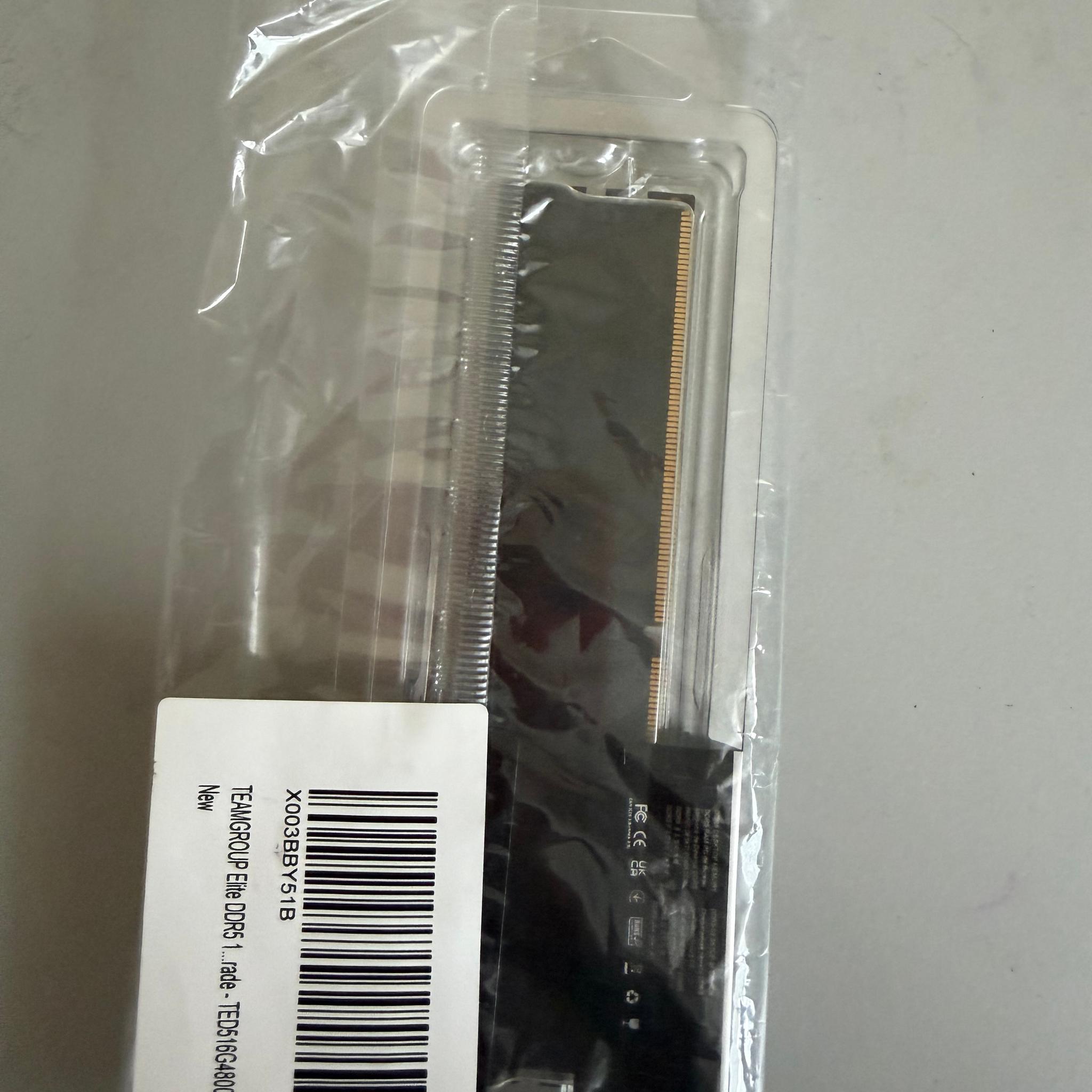 Teamgroup Elite DDR5 16gb 4800MHz Single Stick