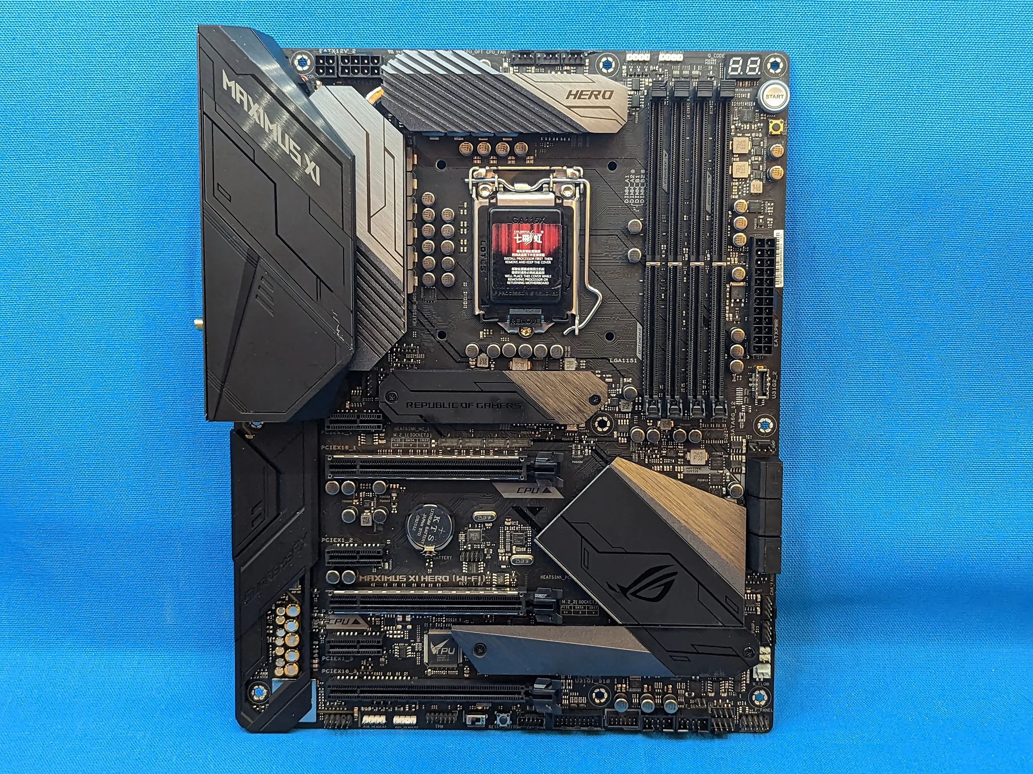 ASUS ROG Maximus XI Hero (Wi-Fi) Intel LGA1151/Socket H4 Z390 DDR4 ATX Desktop Motherboard