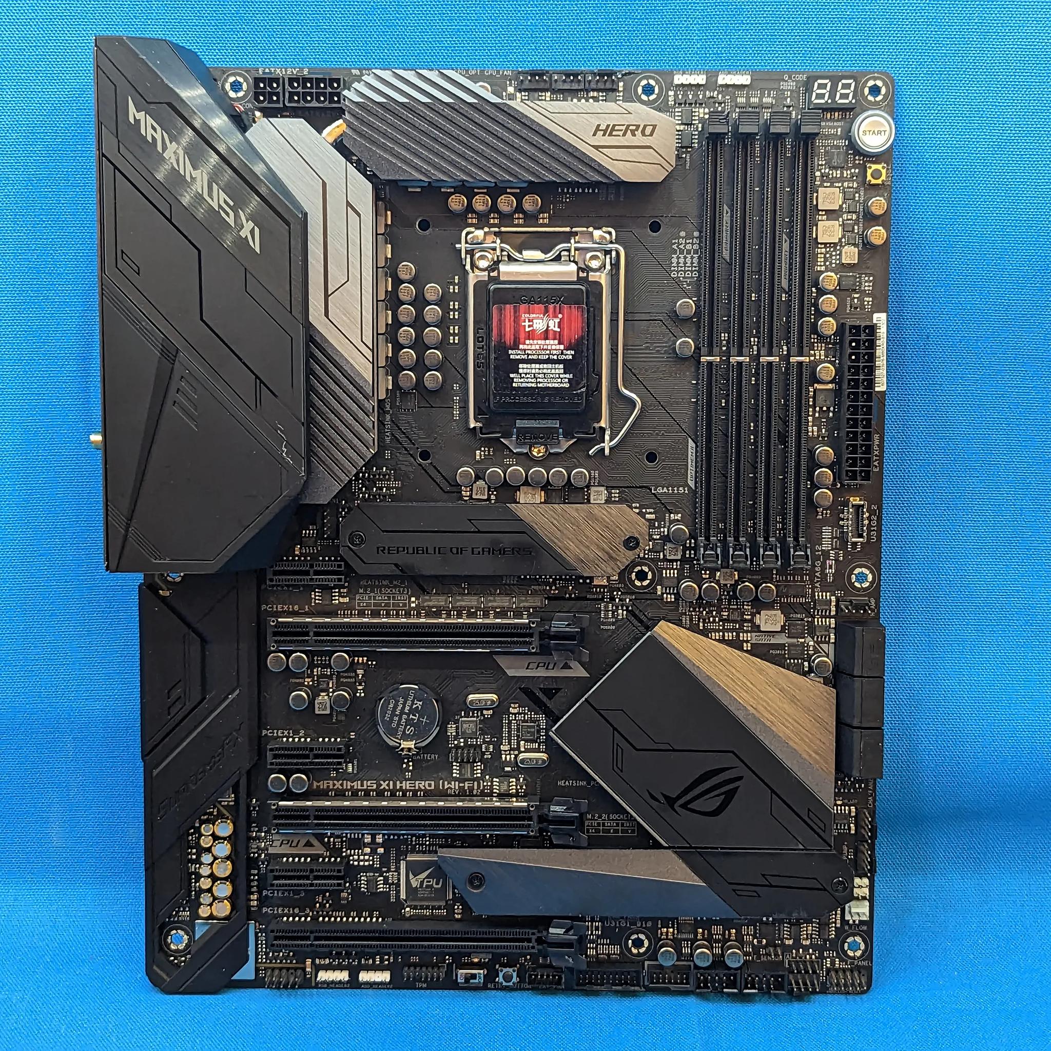 ASUS ROG Maximus XI Hero (Wi-Fi) Intel LGA1151/Socket H4 Z390 DDR4 ATX Desktop Motherboard