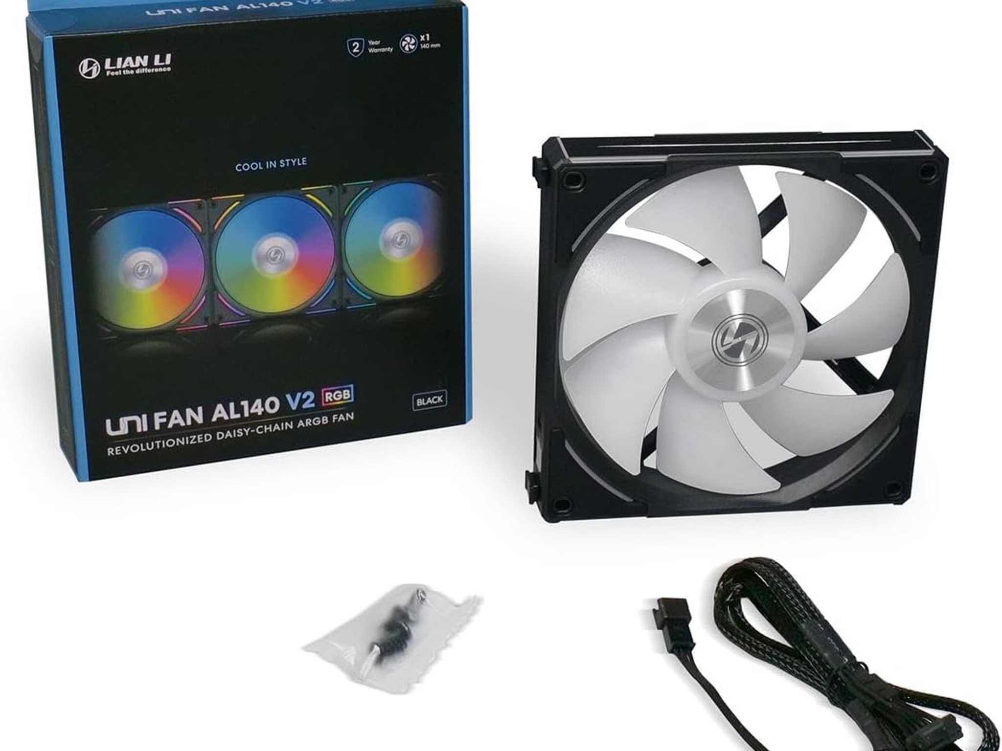 Lian Li AL140 V2 RGB Fan New in sealed box
