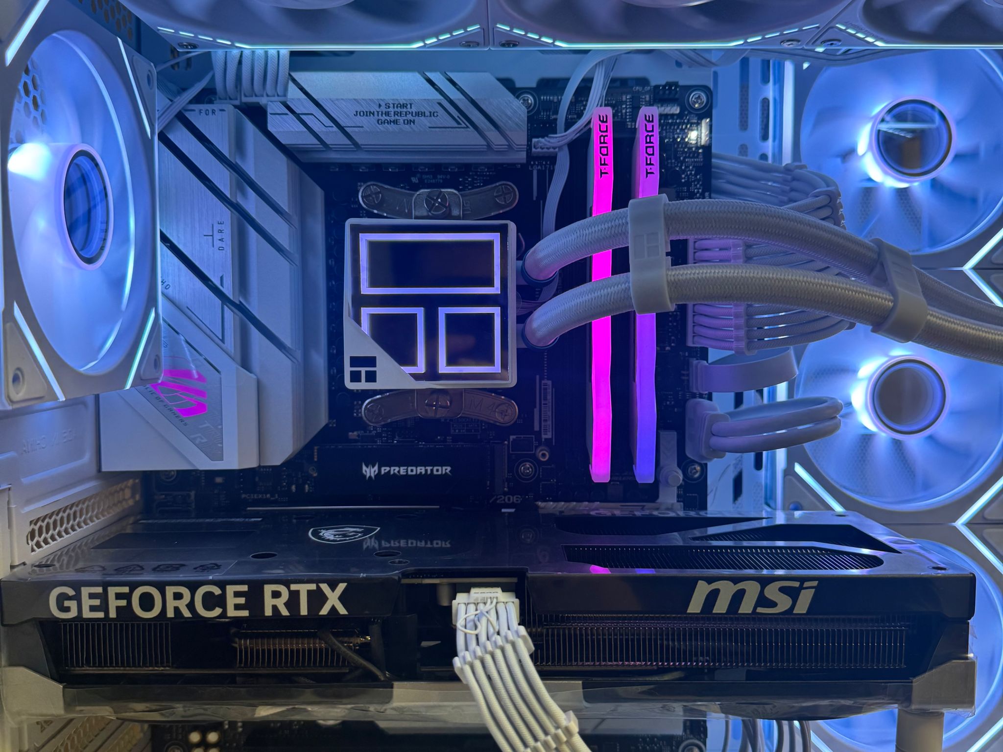 WHITE RTX 5080 GAMING PC | Ryzen 7 9800X3D | 32gb DDR5 RAM | 2tb SSD