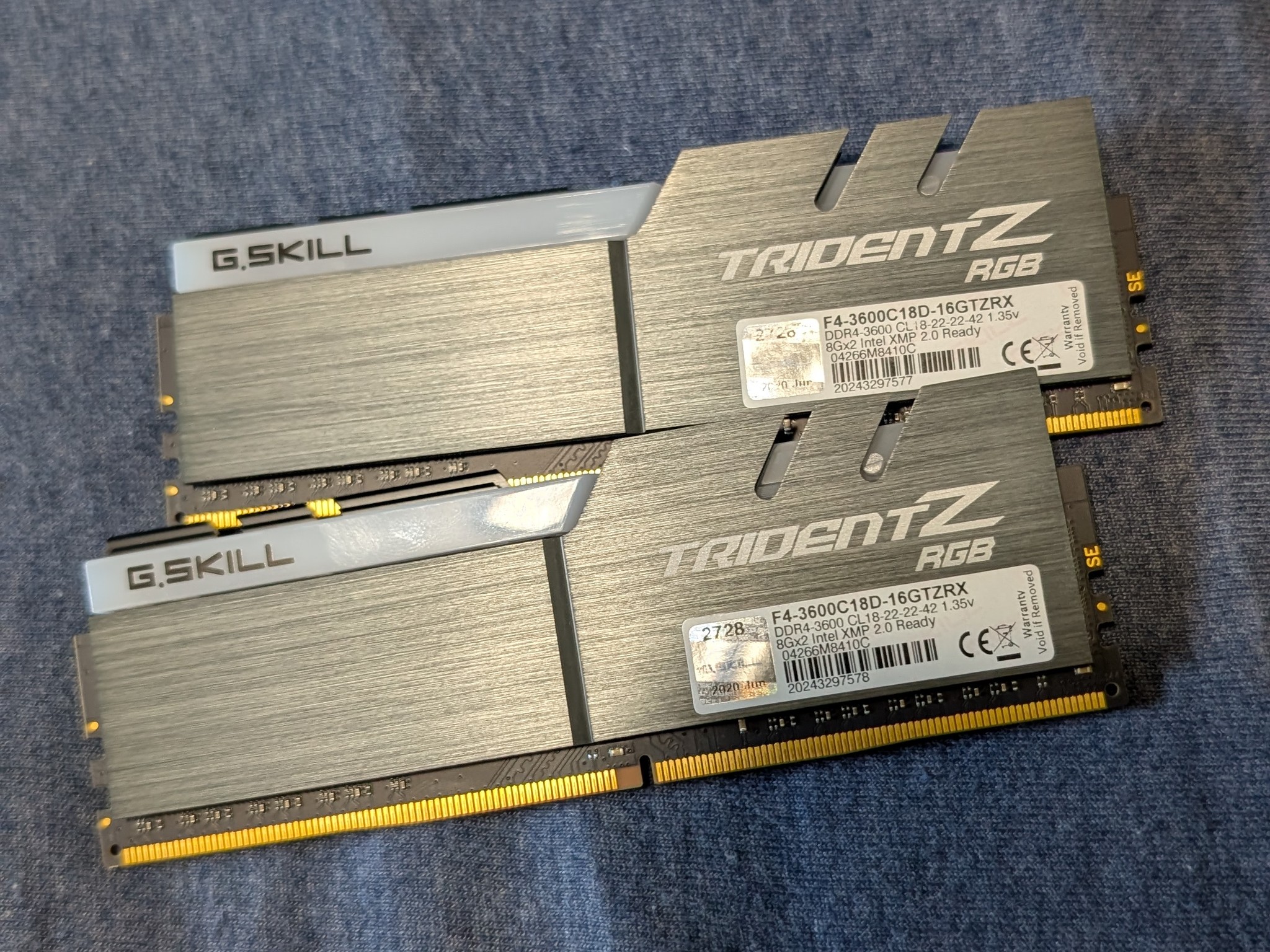 G. Skill Trident Z 3600Mhz (2x8) Ram Kit