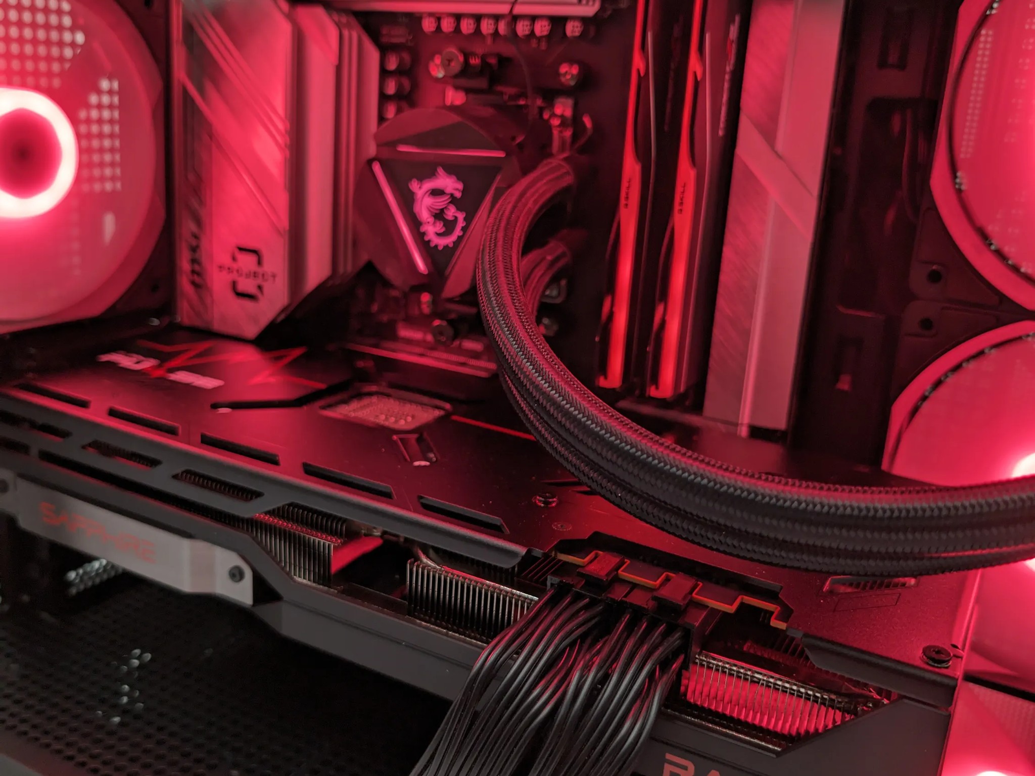 🟥 RUBY ZERO 🟥 MSI Project Zero - AMD Ryzen 7600x - AMD 7900 XT - 32GB DDR5 - 1TB - 1440p/4k System