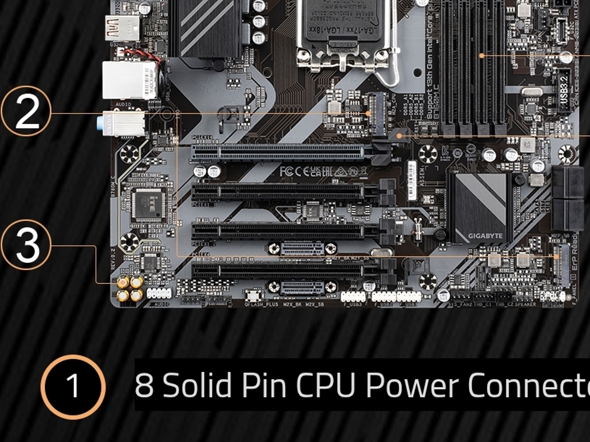 Gigabyte B760M C DDR5 Pcie 5.0