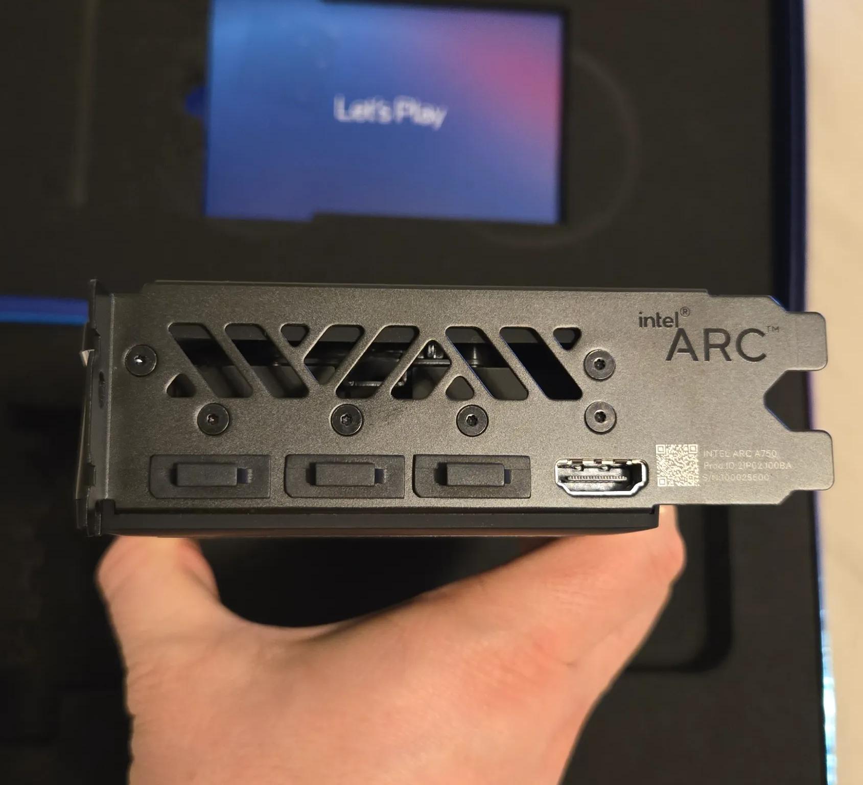 Intel Arc A750. Limited edition! 8gb. Reference Card.