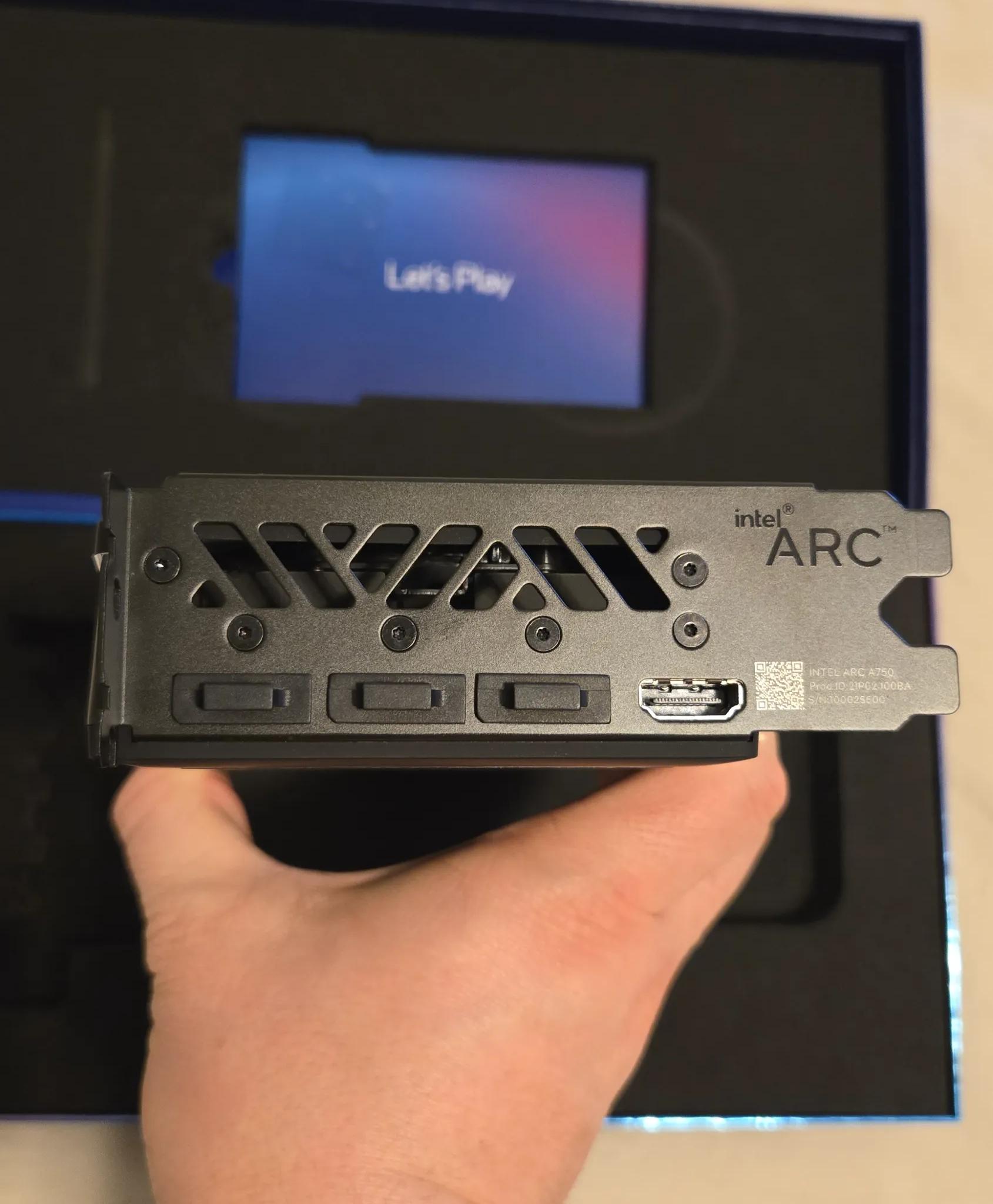 Intel Arc A750. Limited edition! 8gb. Reference Card.