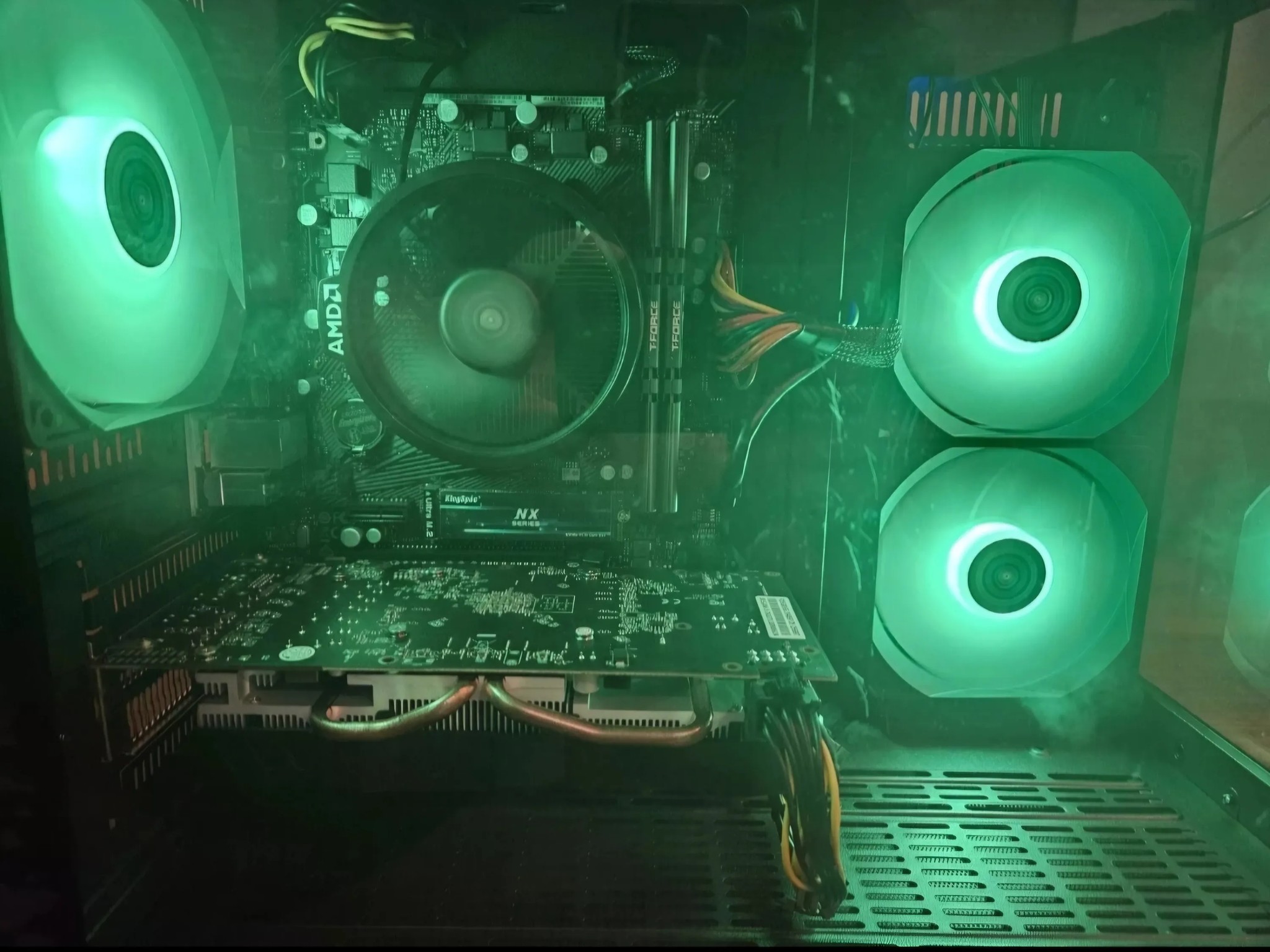 Custom Gaming PC | Ryzen 5 5500, RX580 2048SP 8GB, 16GB DDR4, 1TB Nvme SSD, Windows 11 Pro, Wifi USB