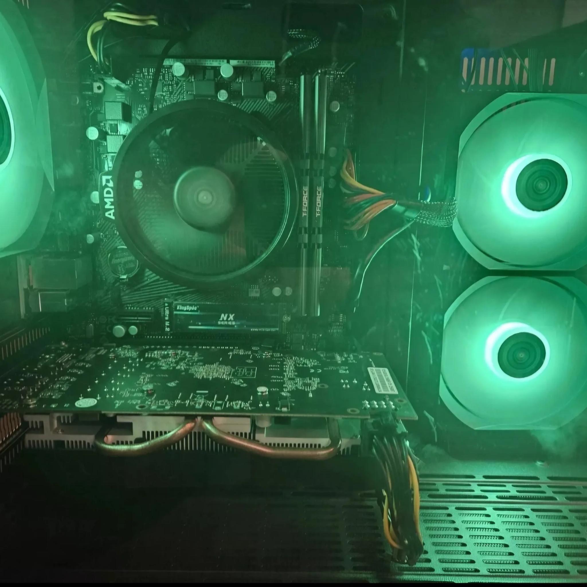 Custom Gaming PC | Ryzen 5 5500, RX580 2048SP 8GB, 16GB DDR4, 1TB Nvme SSD, Windows 11 Pro, Wifi USB