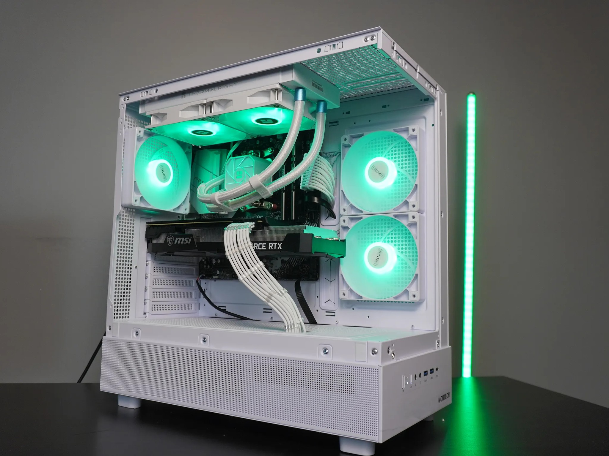 🤍CLEAN WHITE🤍 RTX 1080p/1440p Machine 💚 RTX 3070 8GB 🧡 Ryzen 7 5700x | 32GB RAM | 1TB NVME