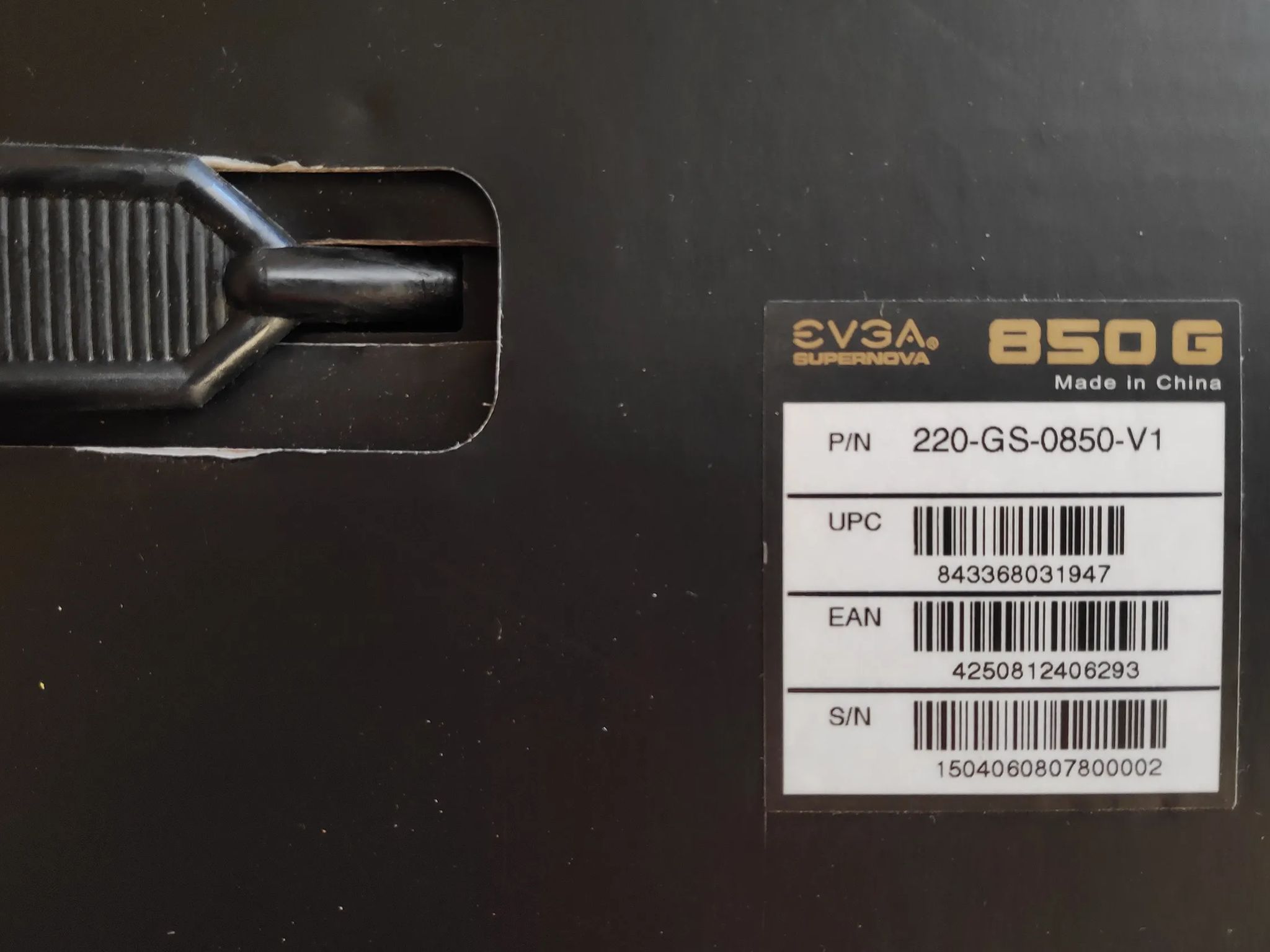 EVGA Supernova 850G Fully Modular 80 Plus Gold Power Supply