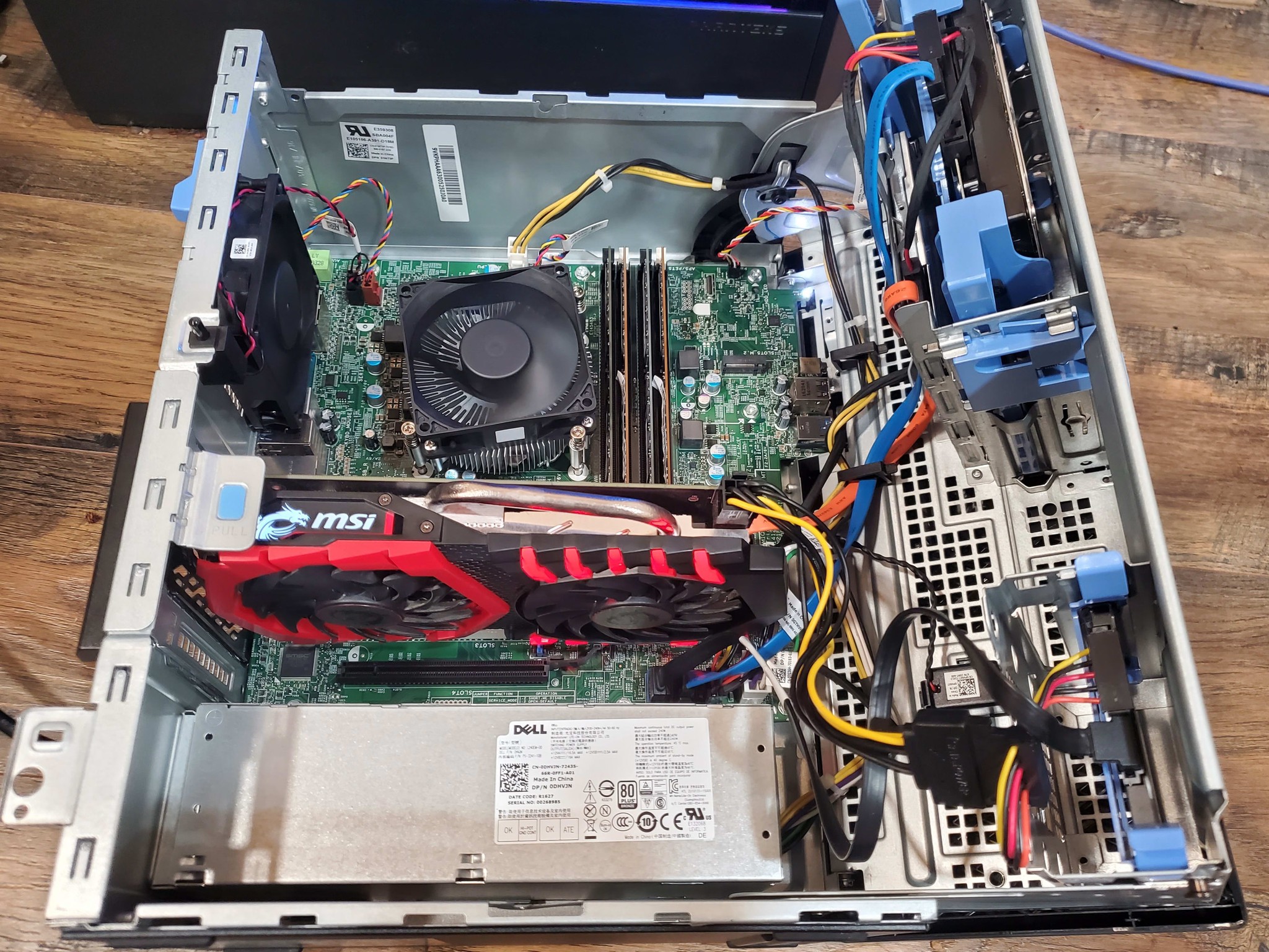 CLEARANCE: i5 6500, MSI 1050ti 4GB GX, 16GB RAM, 256GB SSD, 1TB HDD. Custom Gaming PC (White/Black)