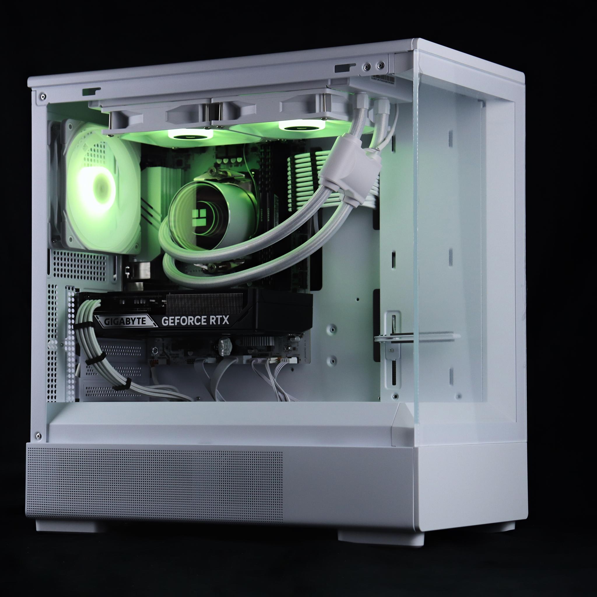 🧊❄️🧊 White Gaming PC – RTX 5060 TI, Ryzen 7 5700X, 32GB RAM, 1TB SSD - WiFi 🧊❄️🧊