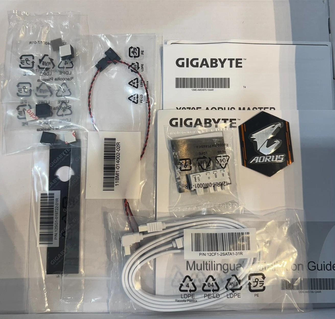 GIGABYTE - X870E AORUS PRO ICE (Socket AM5) AMD X870 ATX DDR5 Wi-Fi Motherboard