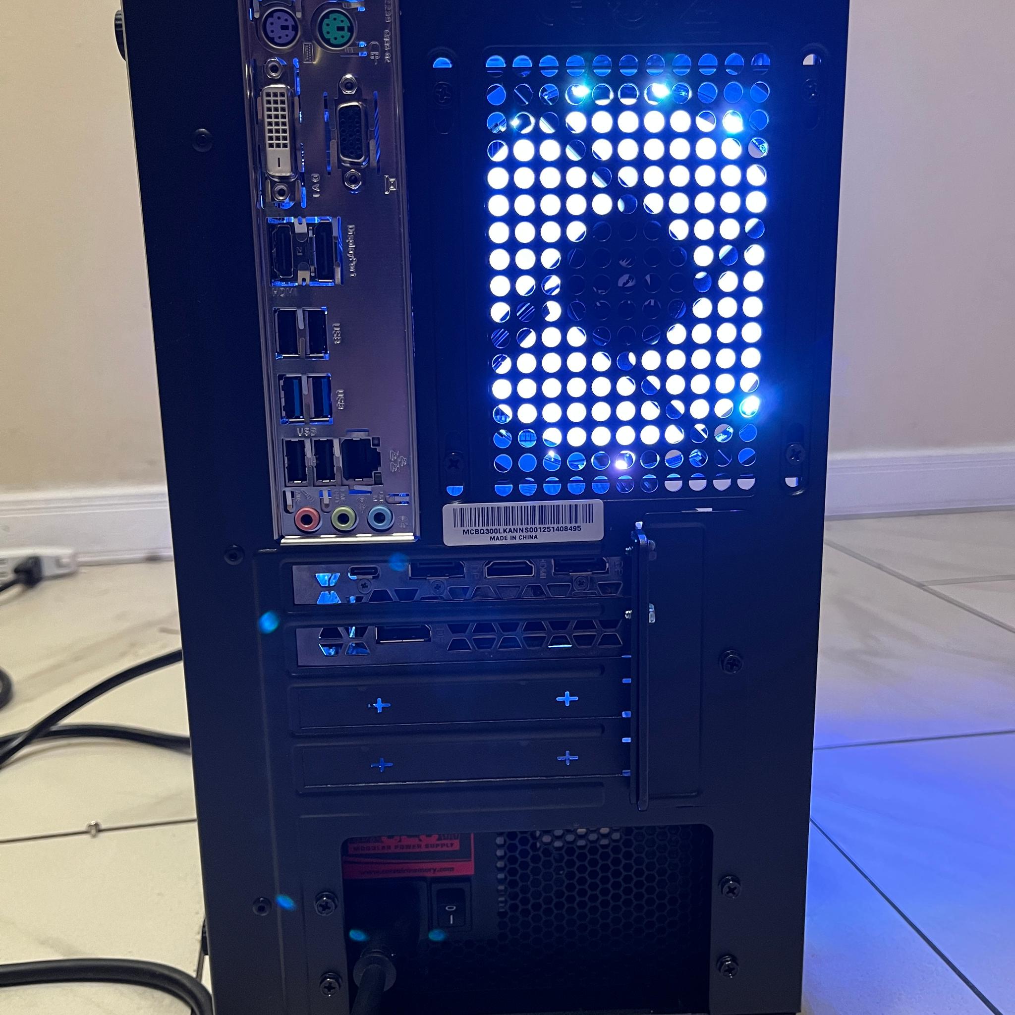 RTX 2080, Intel i5-12500, 16GB RAM, 1TB SSD, High FPS RGB Gaming PC /w Remote & Wi-Fi + BT