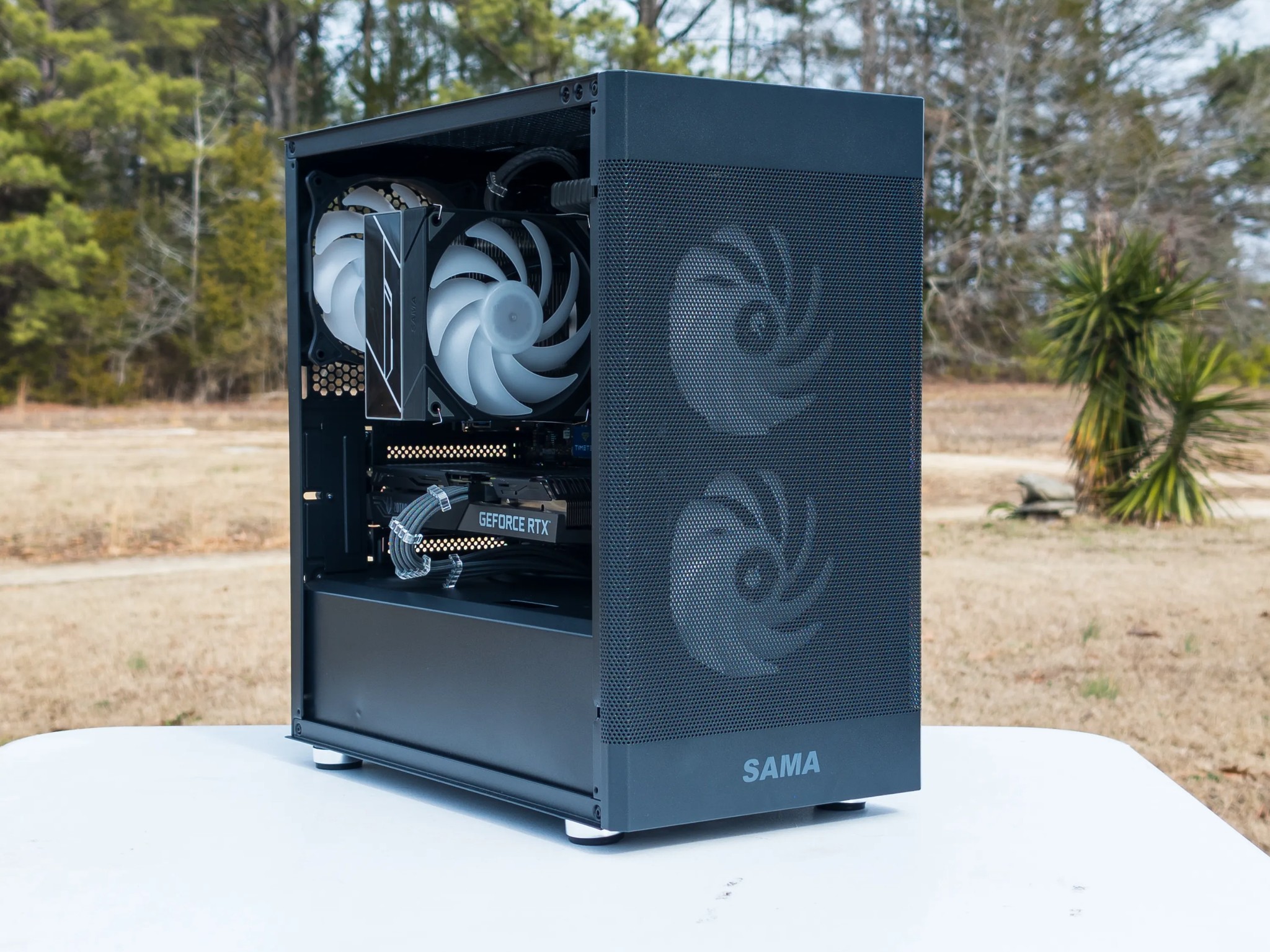 🩶🧡 RTX 3060Ti / Ryzen 5 5600 / 32GB Gaming PC 🧡🩶