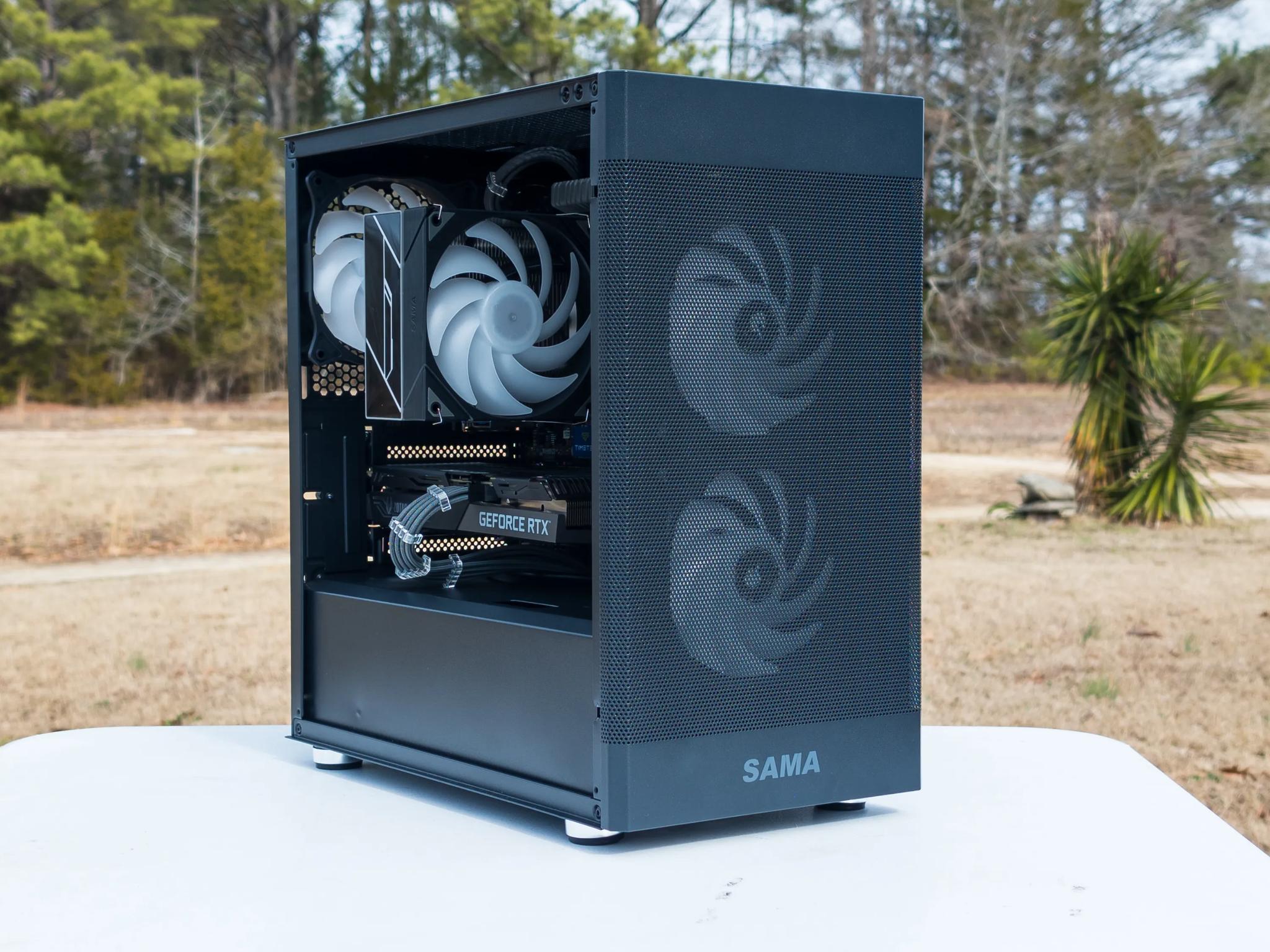 🩶🧡 RTX 3060Ti / Ryzen 5 5600 / 32GB Gaming PC 🧡🩶