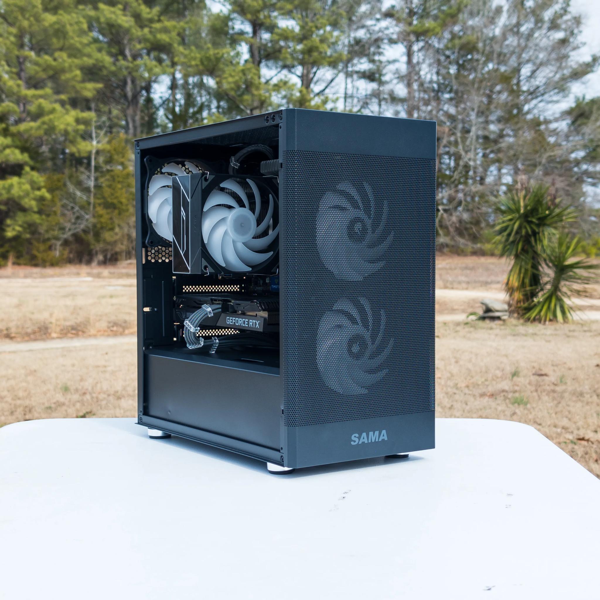 🩶🧡 RTX 3060Ti / Ryzen 5 5600 / 32GB Gaming PC 🧡🩶