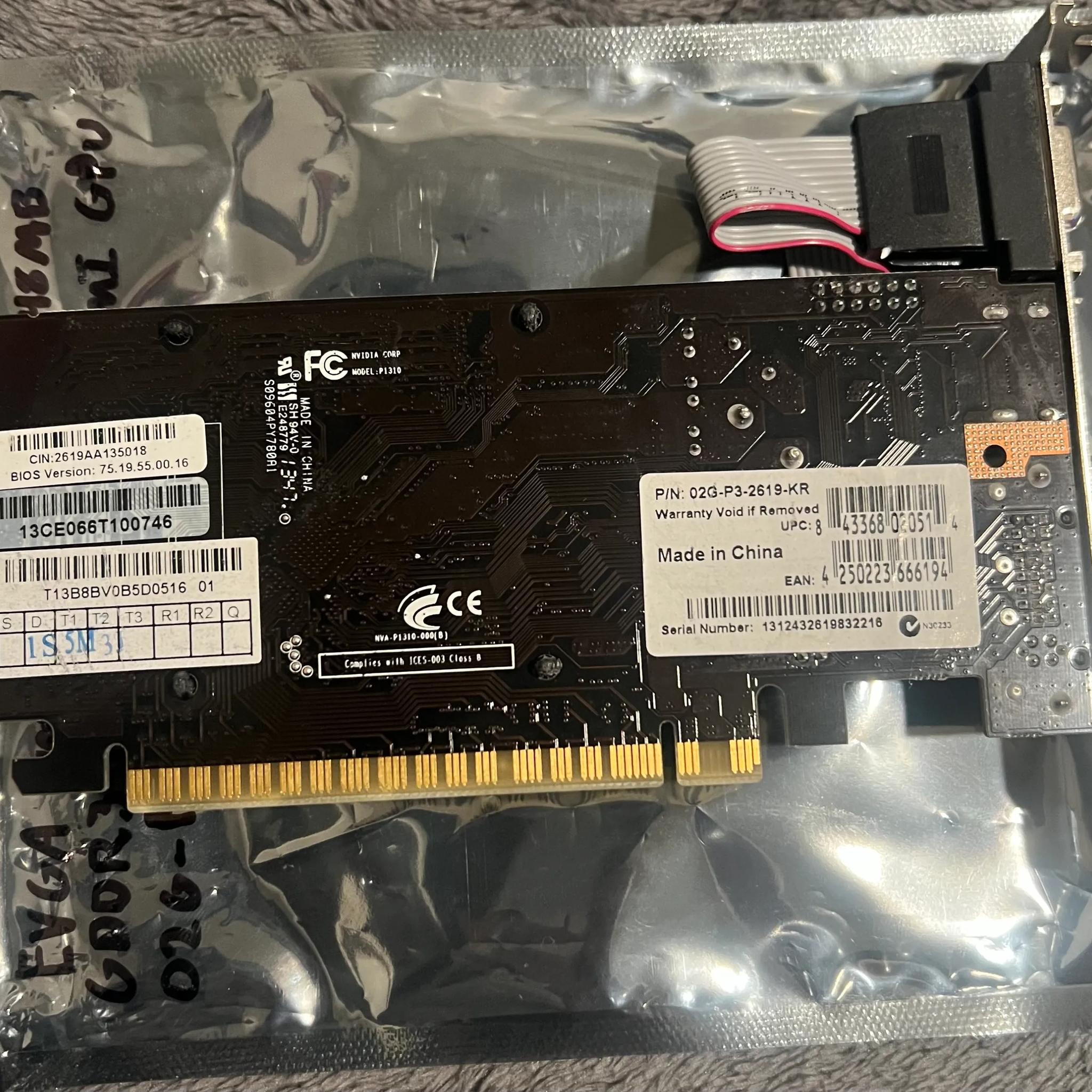 EVGA GeForce GT 610 1024MB GDDR3, Dual DVI, mini-HDMI Graphics Card