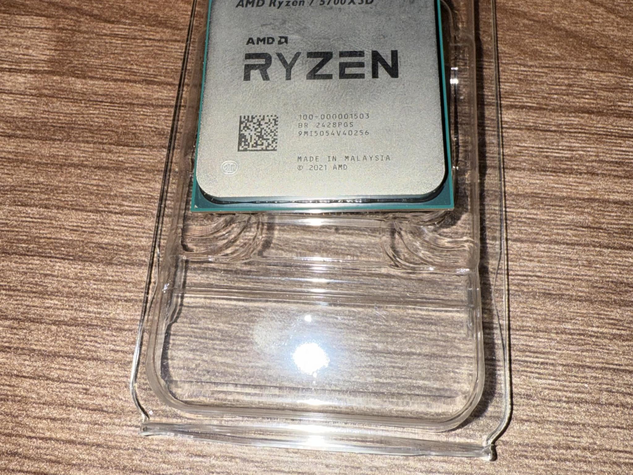 AMD Ryzen 7 5700 x3d (cpu 8 core, 16 thread)