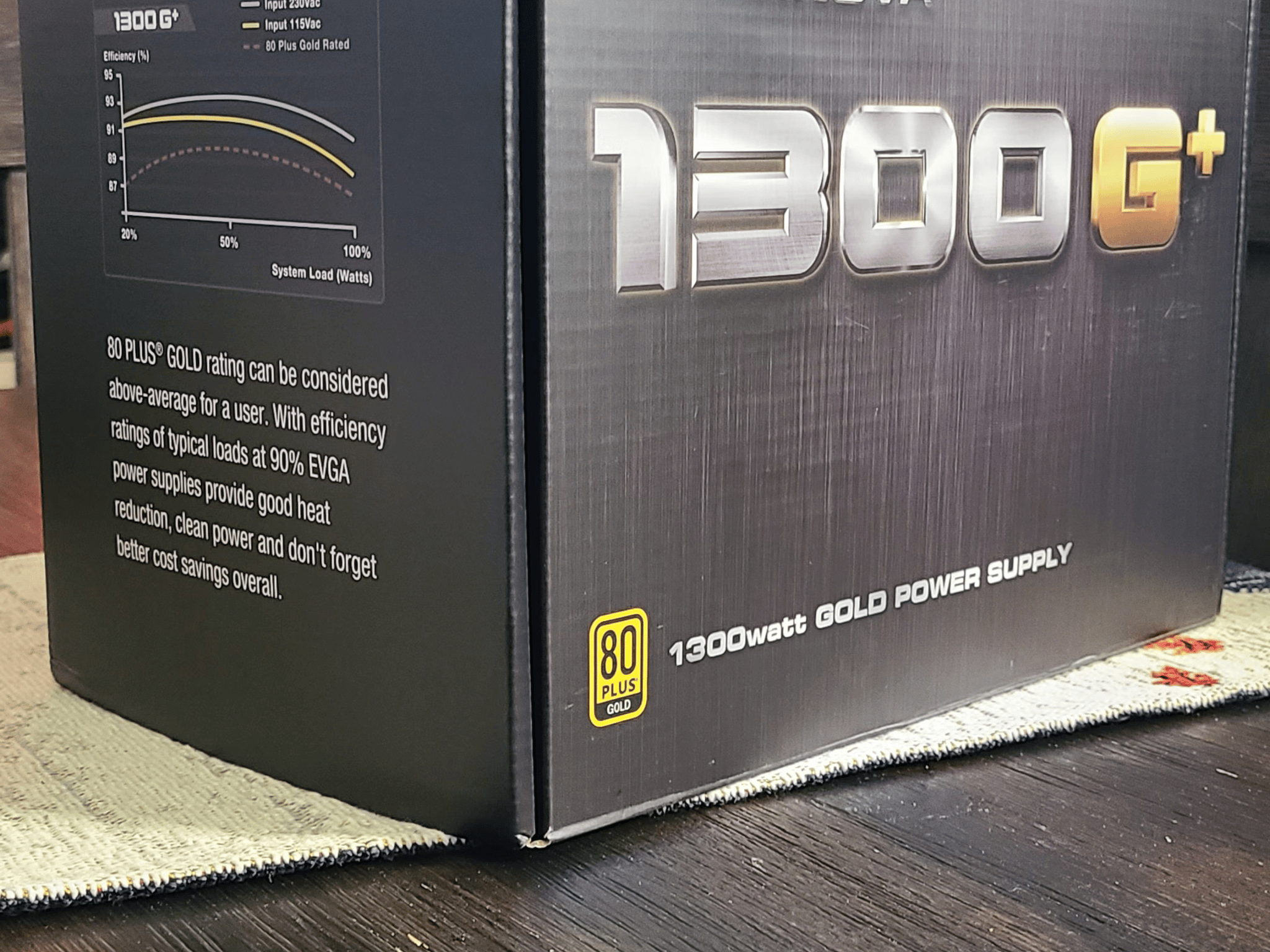 EVGA SuperNOVA 1300 G+, 80+ GOLD 1300W, Fully Modular.