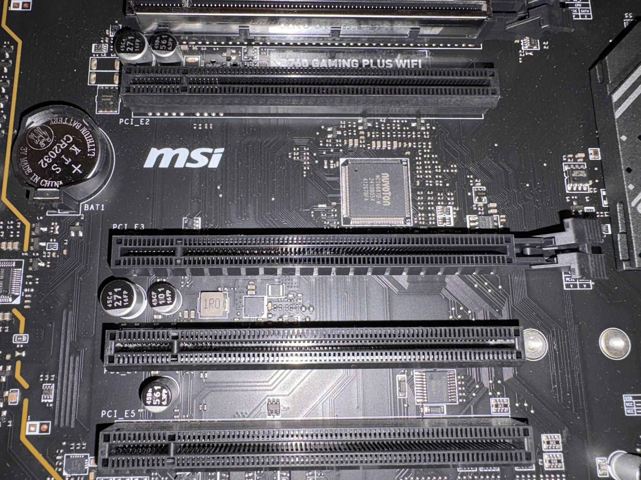 MSI B760 Gaming Plus WiFi, DDR5, LGA 1700, ATX, Supports Intel 12th/13th Gen CPU