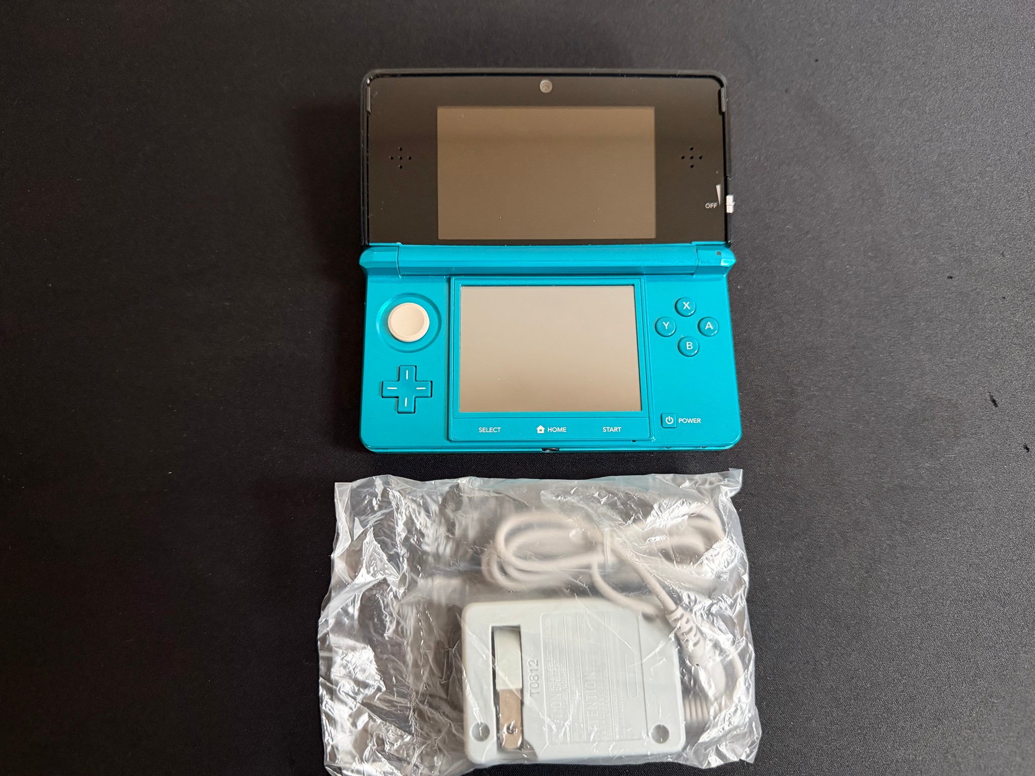 Nintendo 3DS Aqua Blue Teal Console CTR-001 USA System, Tested