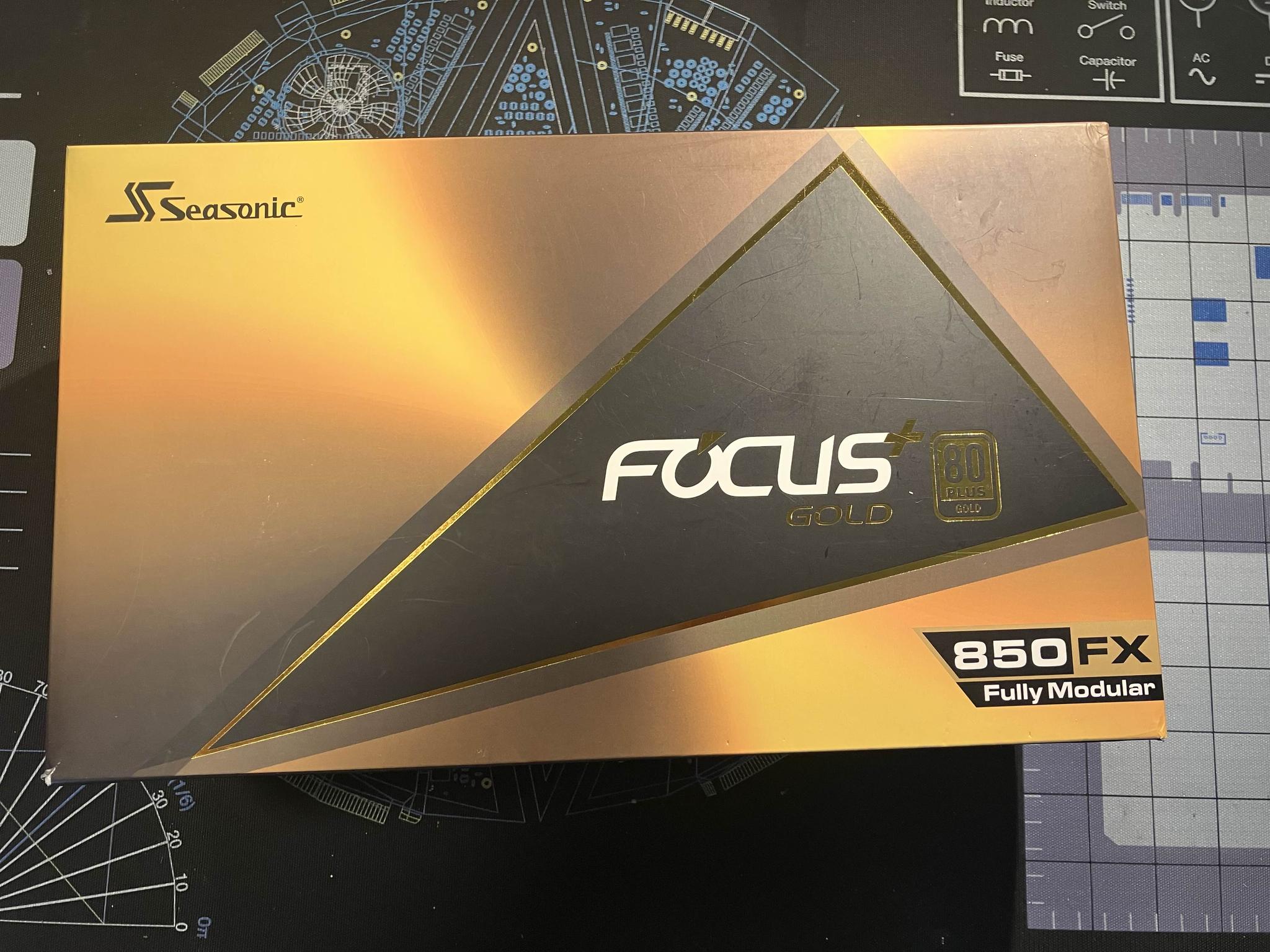 SeaSonic FOCUS Plus 850 Gold W/ CableMod Cables Modular PSU