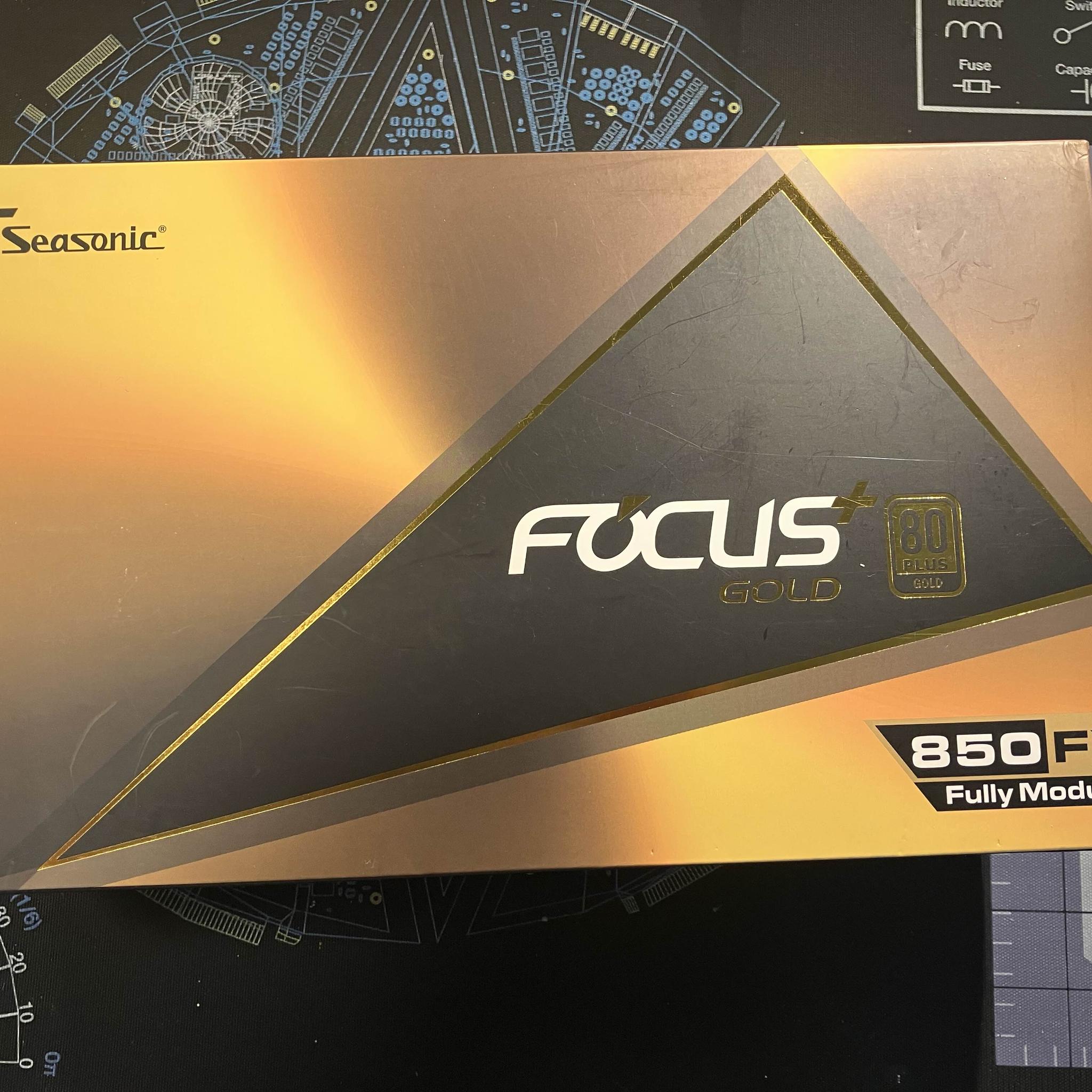 SeaSonic FOCUS Plus 850 Gold W/ CableMod Cables Modular PSU