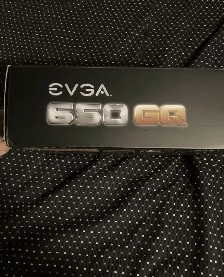 EVGA 650 GQ semi modular 80+ gold 650w power supply BNOB