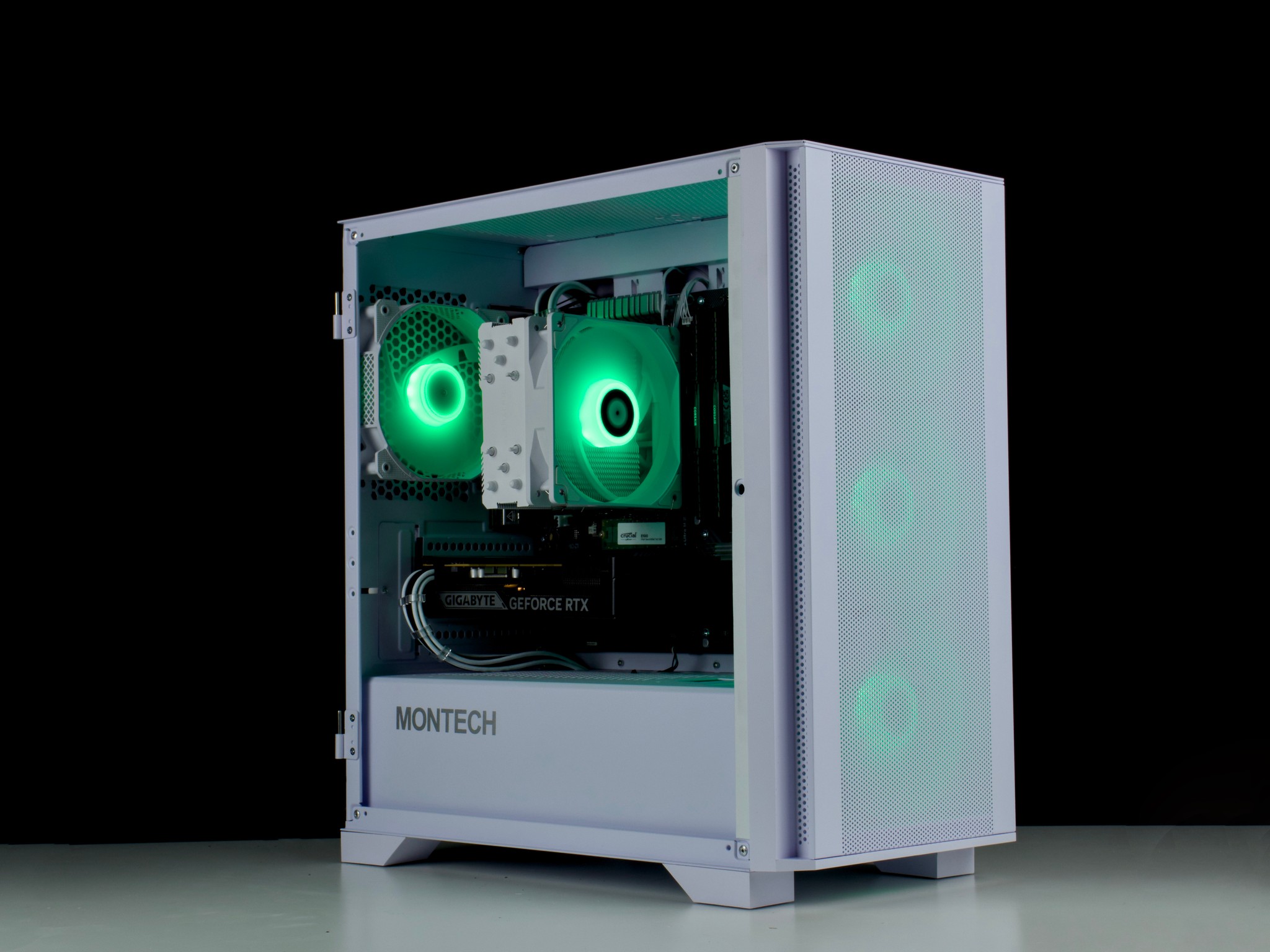 🧊❄️🧊 White Gaming PC – RTX 5060 , Ryzen 5 5500, 16GB RAM, 1TB SSD - WiFi, BlueTooth 🧊❄️🧊
