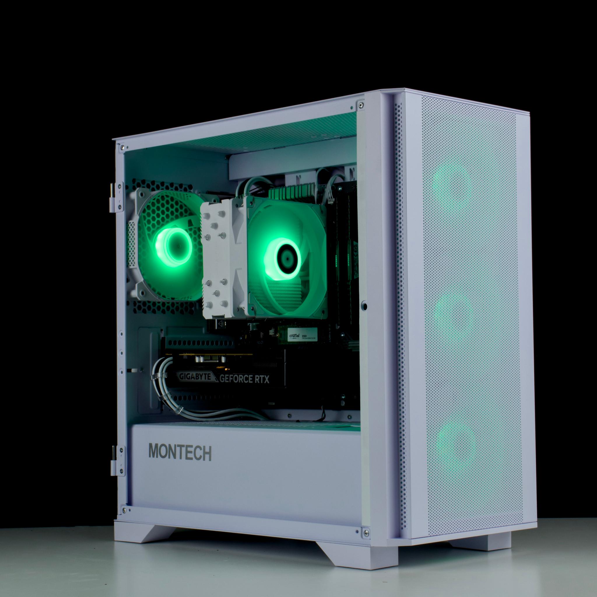 🧊❄️🧊 White Gaming PC – RTX 5060 , Ryzen 5 5500, 16GB RAM, 1TB SSD - WiFi, BlueTooth 🧊❄️🧊
