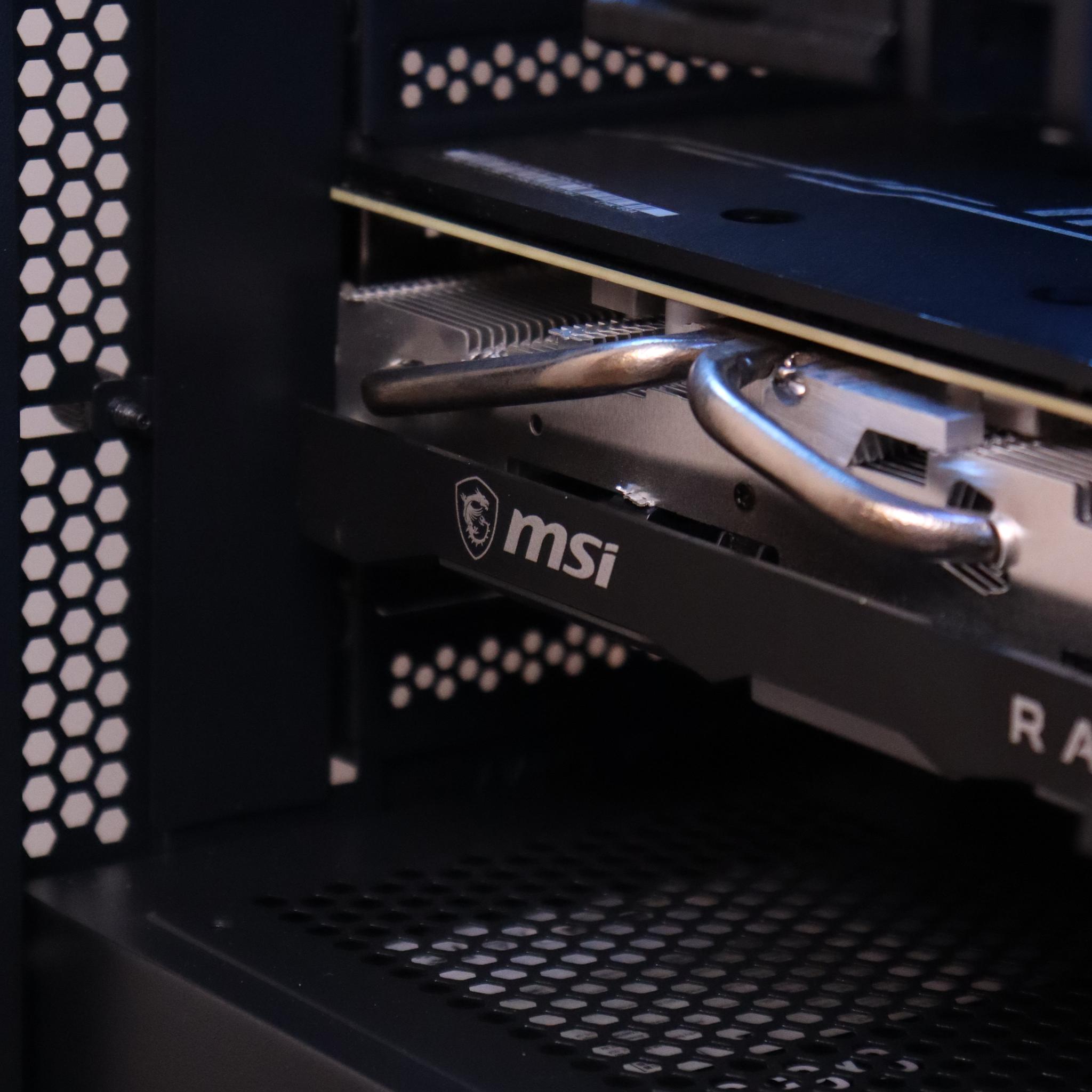 Black RGB 1080p Gaming PC | Ryzen 5 3600 - 5700xt