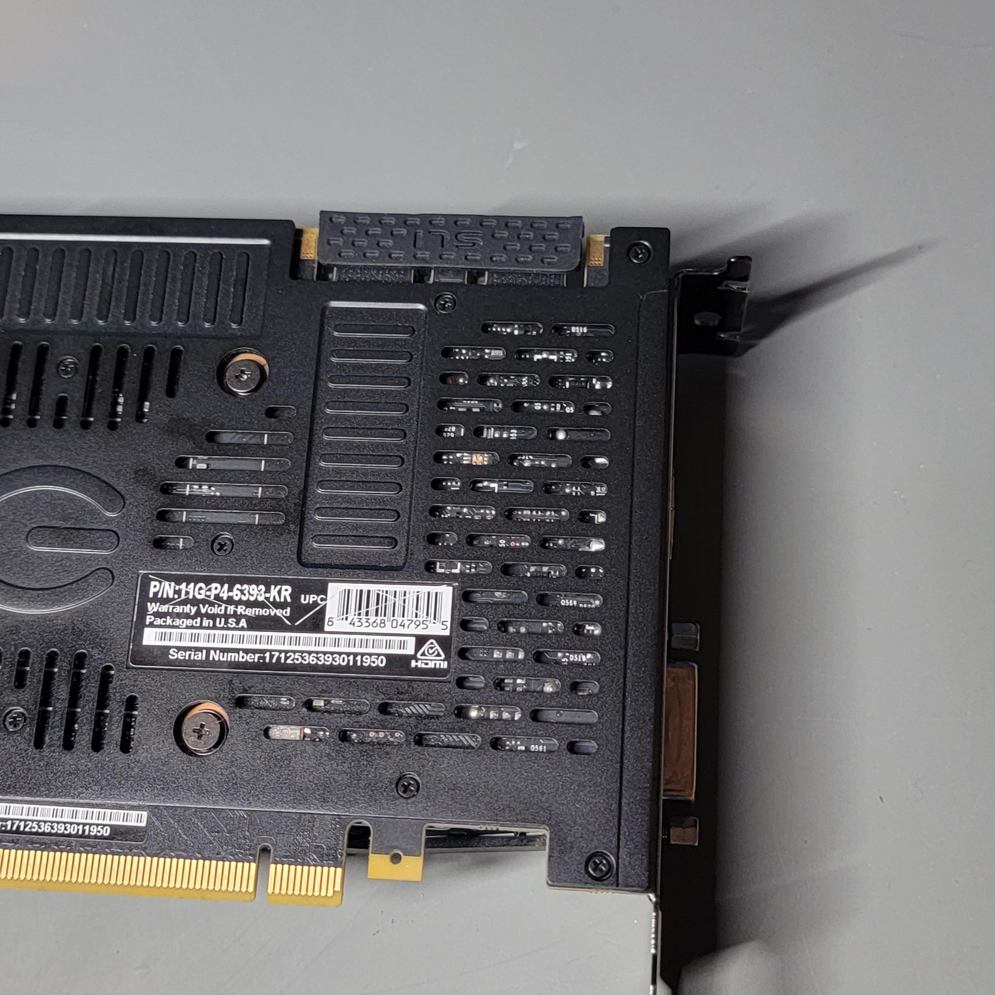 EVGA GeForce GTX 1080 Ti SC 11GB GDDR5X Graphics Card (11G-P4-6393-KR)