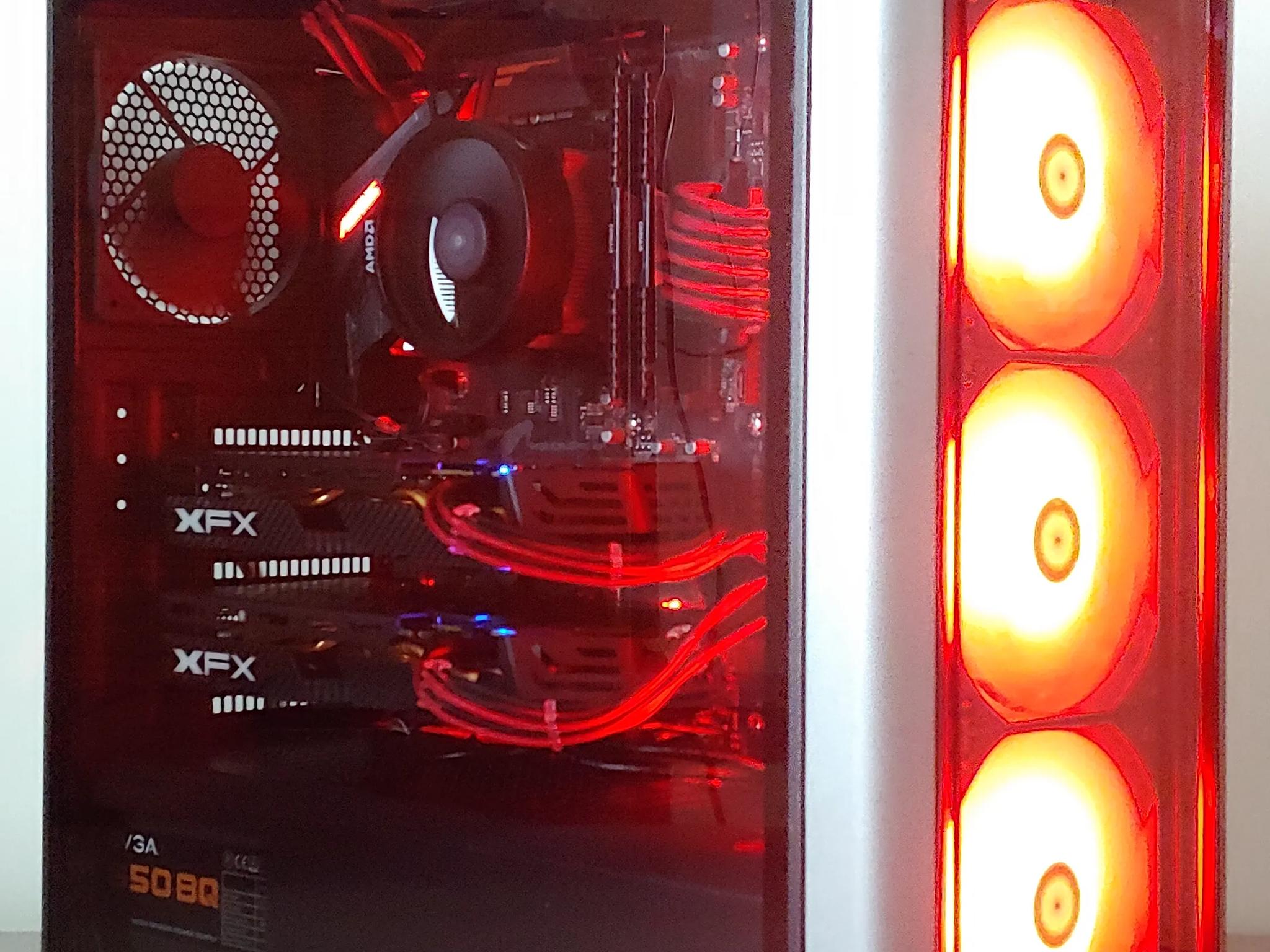 Dual RX 580 • Ryzen 5 1600 • 2 TB SSD • Clean Level 20 MT Build