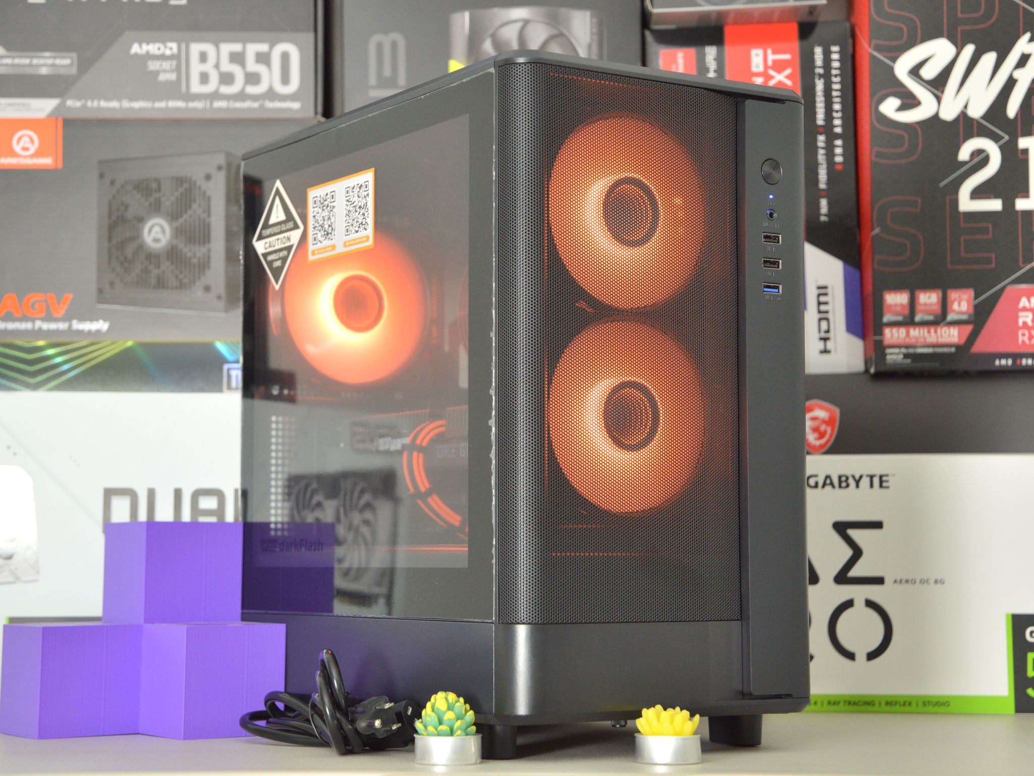 🍊⚫ | GTX 1660 Ti 6GB | INTEL i5-8600K | 16GB DDR4 RAM | 512GB SATA SSD | Citrus Noir |