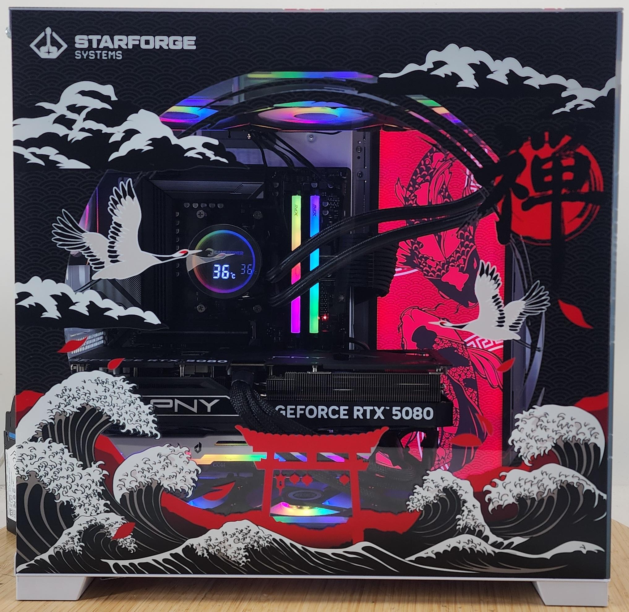 Gaming PC Ryzen 7 7800X3D 32GB RAM 2TB SSD RTX 5080 16GB Windows 11 Computer