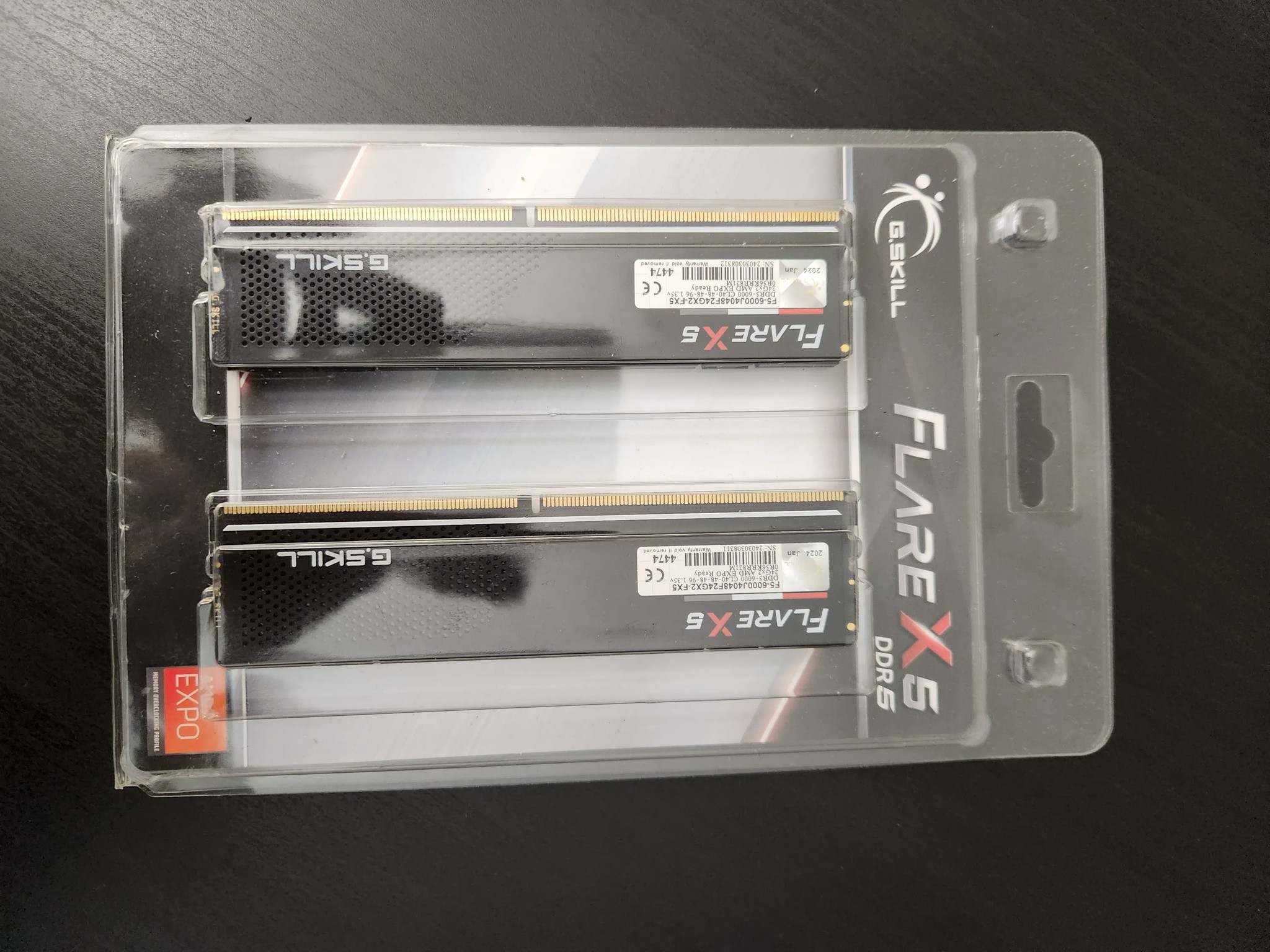 G.Skill Flare X5 48 GB (2 x 24 GB) DDR5-6000 CL40