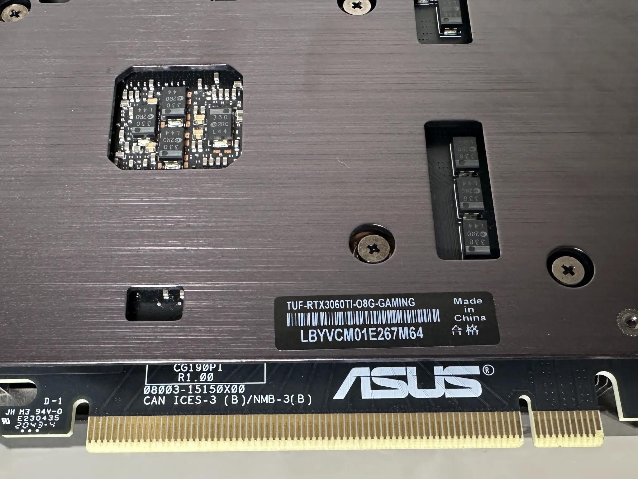Nvidia RTX 3060 Ti - ASUS TUF GAMING OC - Excellent Condition