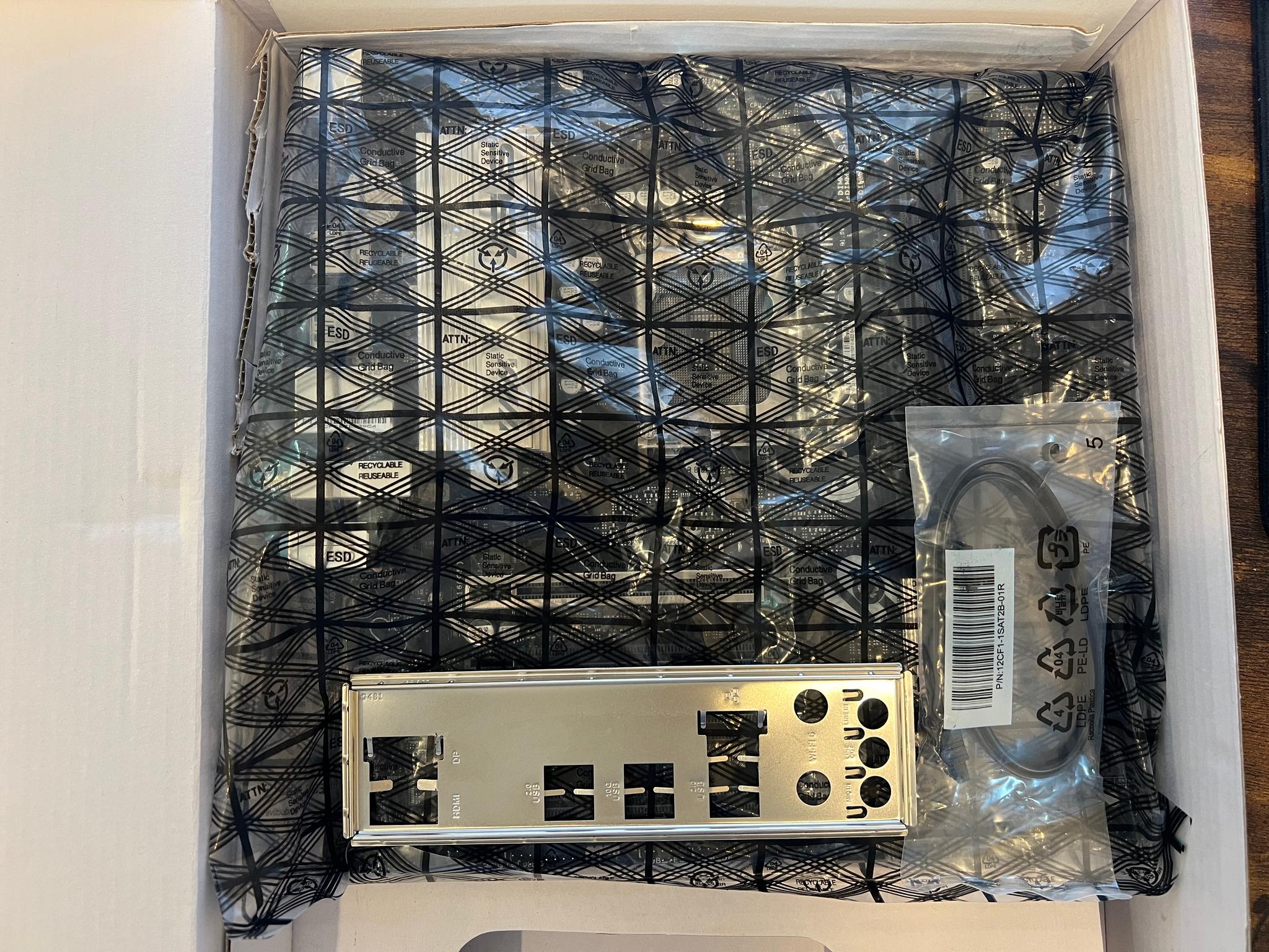 ASUS B760M MAX Gaming DDR5 LGA1700 mATX Motherboard Includes Backplate and IO Shield