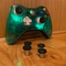 Custom clear green Xbox 360 controller - Hall effect - LEDs - RESTORED
