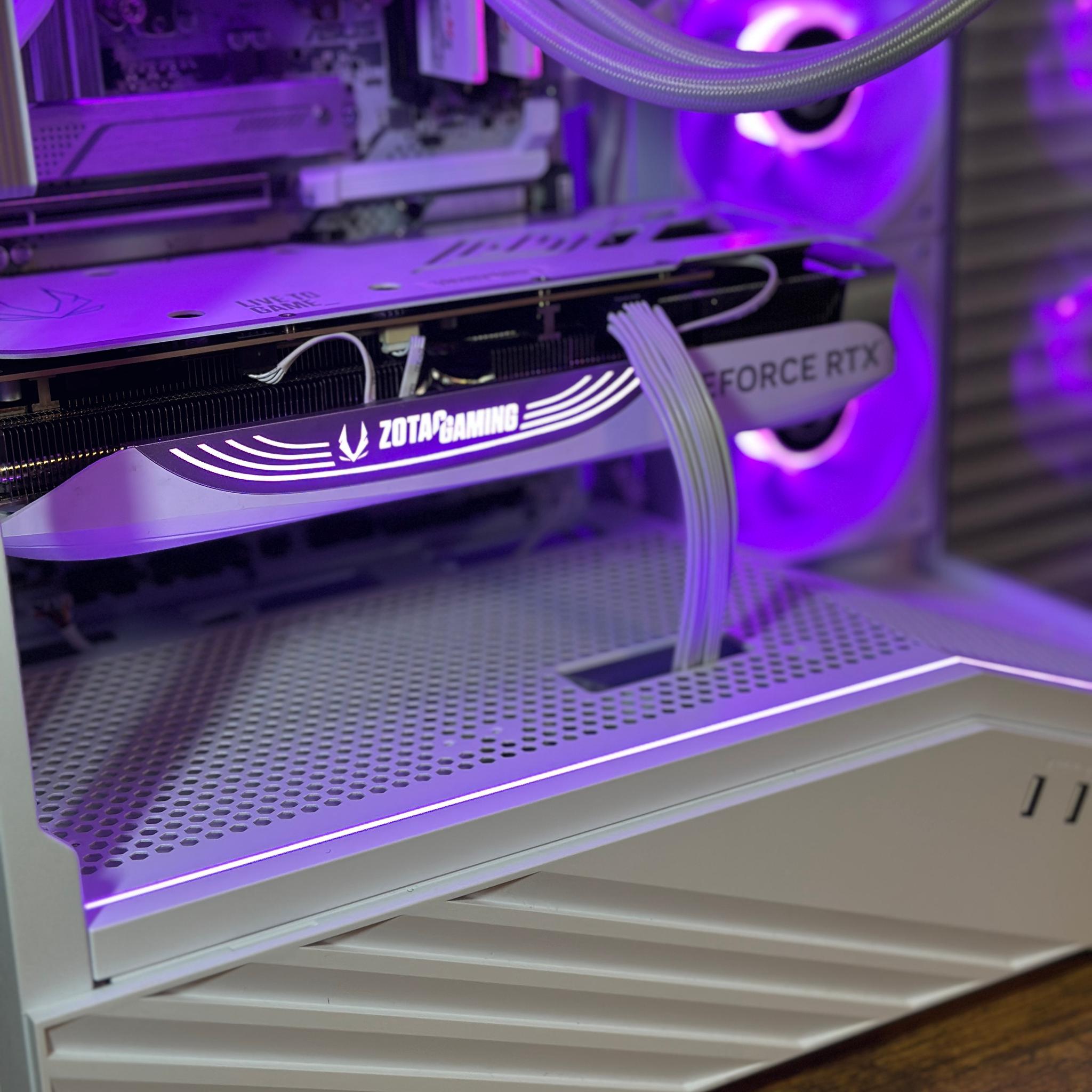 RTX 4080S 16GB | Intel Core Ultra 265KF | 48GB DDR5 | 2TB NVME | Win11 | WIFI | 4K White Gaming PC