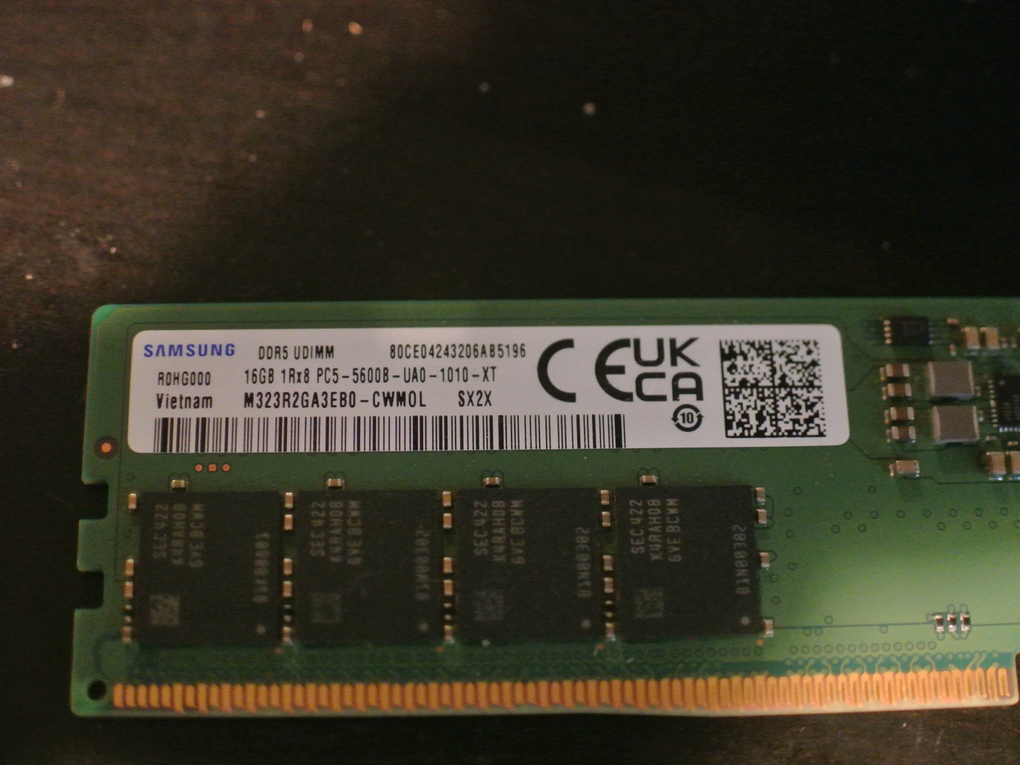 Samsung 16GB DDR5 5600MT/s RAM