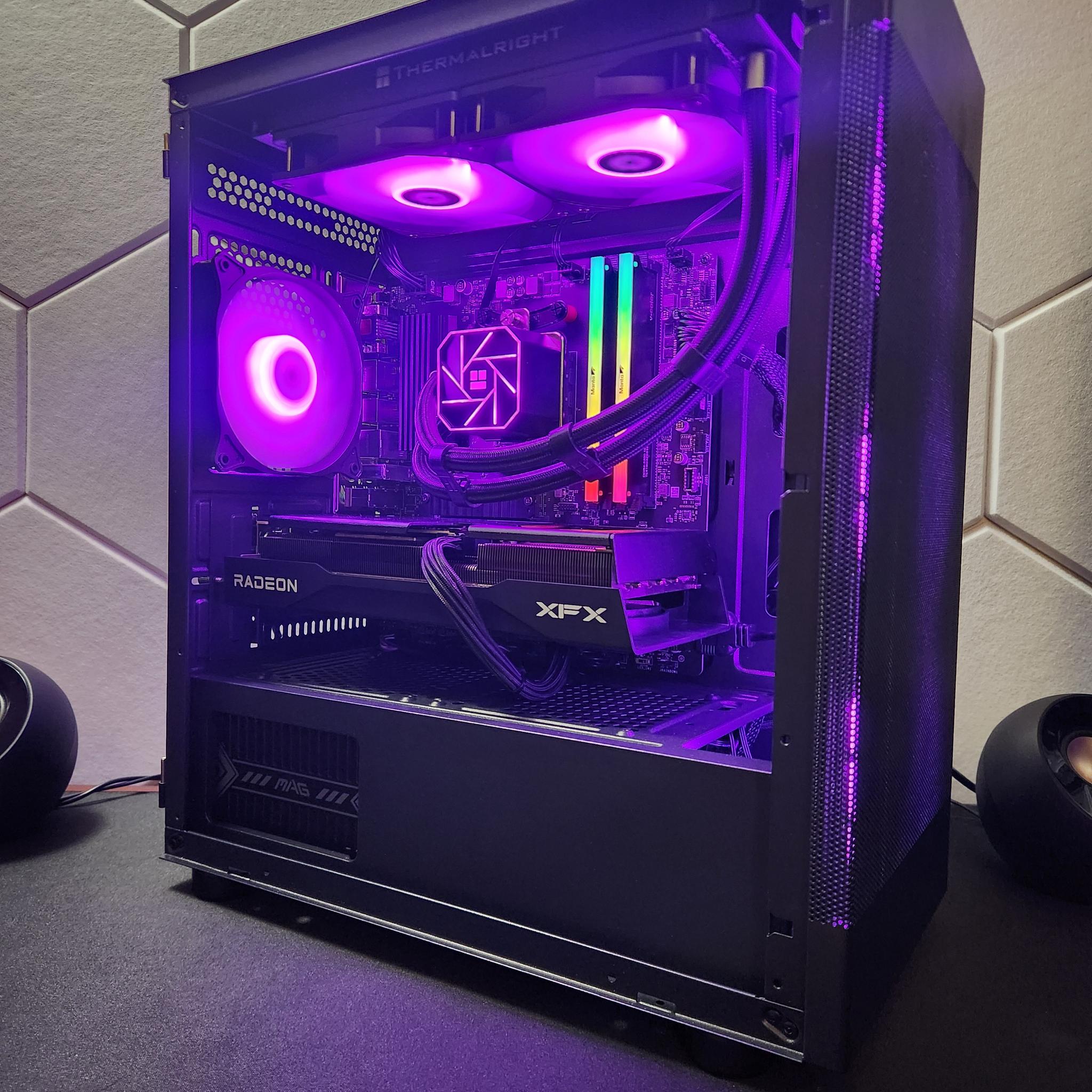 "Entry Level 1440p Gaming PC" RX 9060 XT 8GB | Ryzen 7 3700X | 32gb DDR4 3200Mhz | 1Tb SSD | WIFI+BT