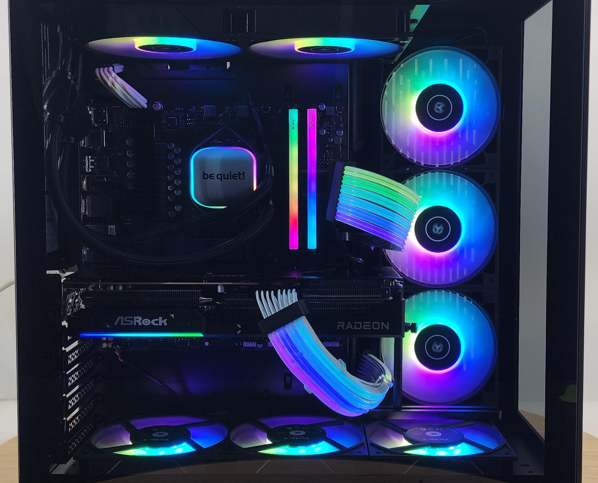 Gaming PC Ryzen 7 7800X3D 32GB RAM 1TB SSD RX 9070 XT 16GB Windows 11 Computer